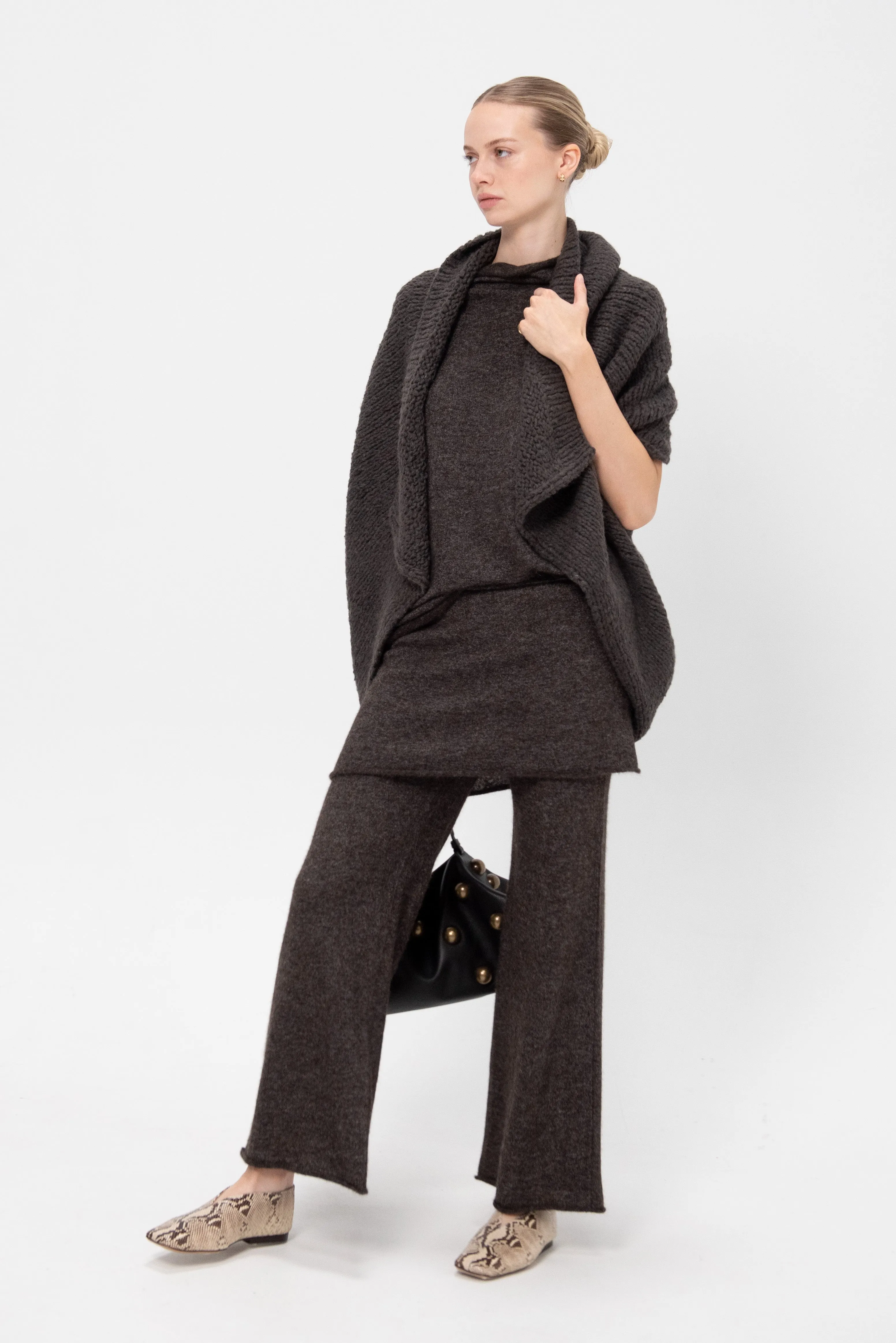 Askew Layer Pants, Blackened sold by Kick Pleat