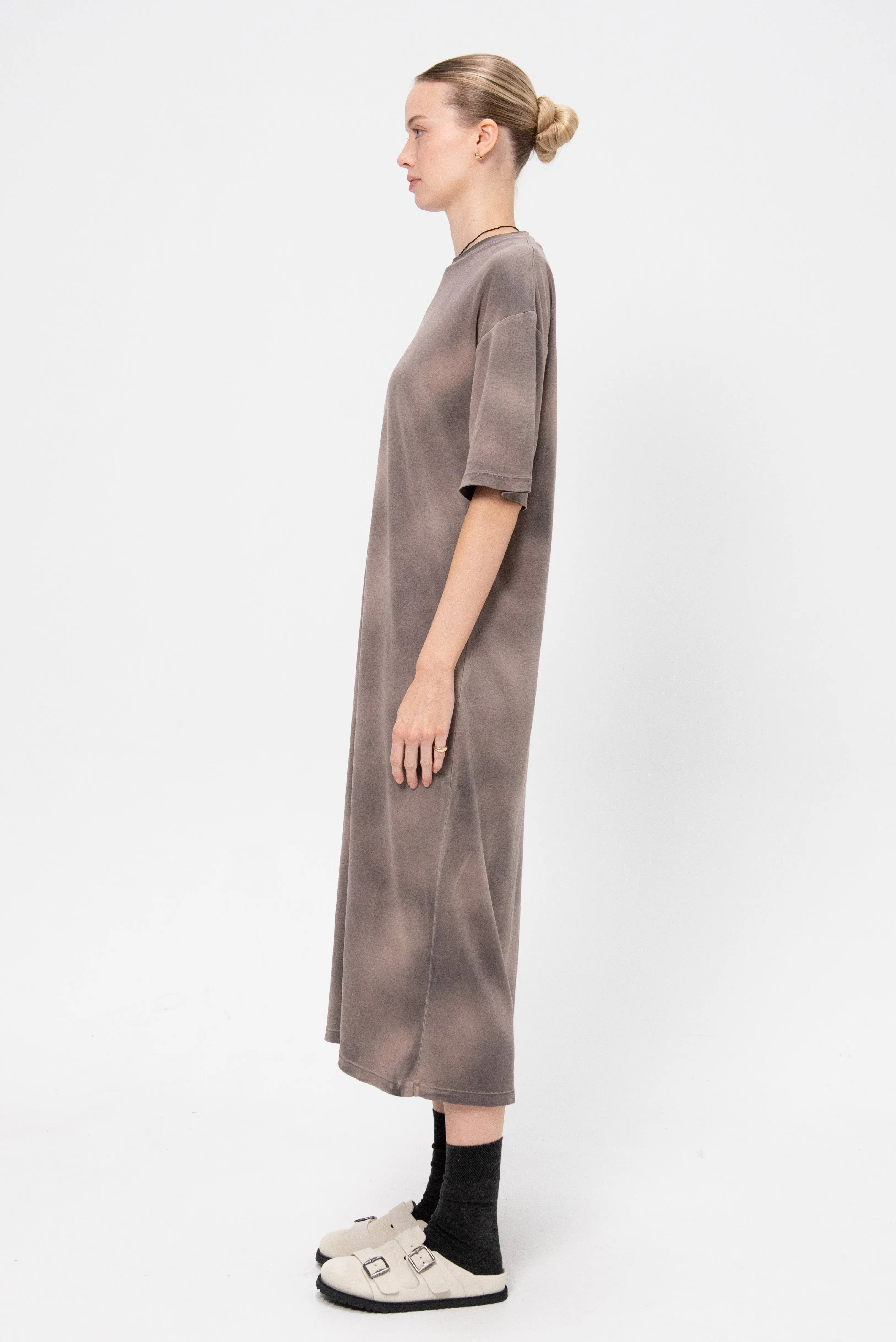 Haze Tee Dress, Coal sold by Kick Pleat product image thumbnail 3