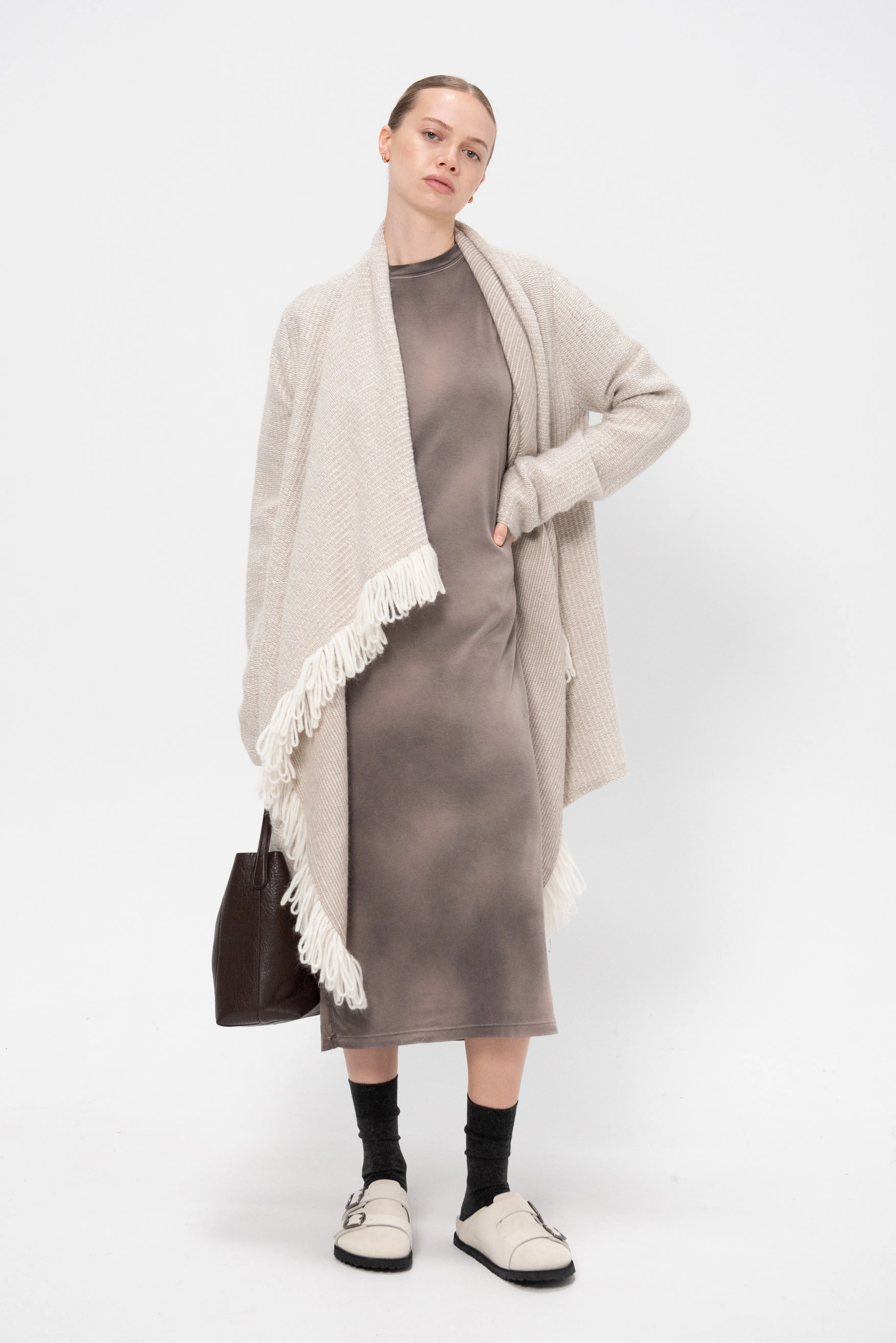 Haze Tee Dress, Coal sold by Kick Pleat product image thumbnail 5