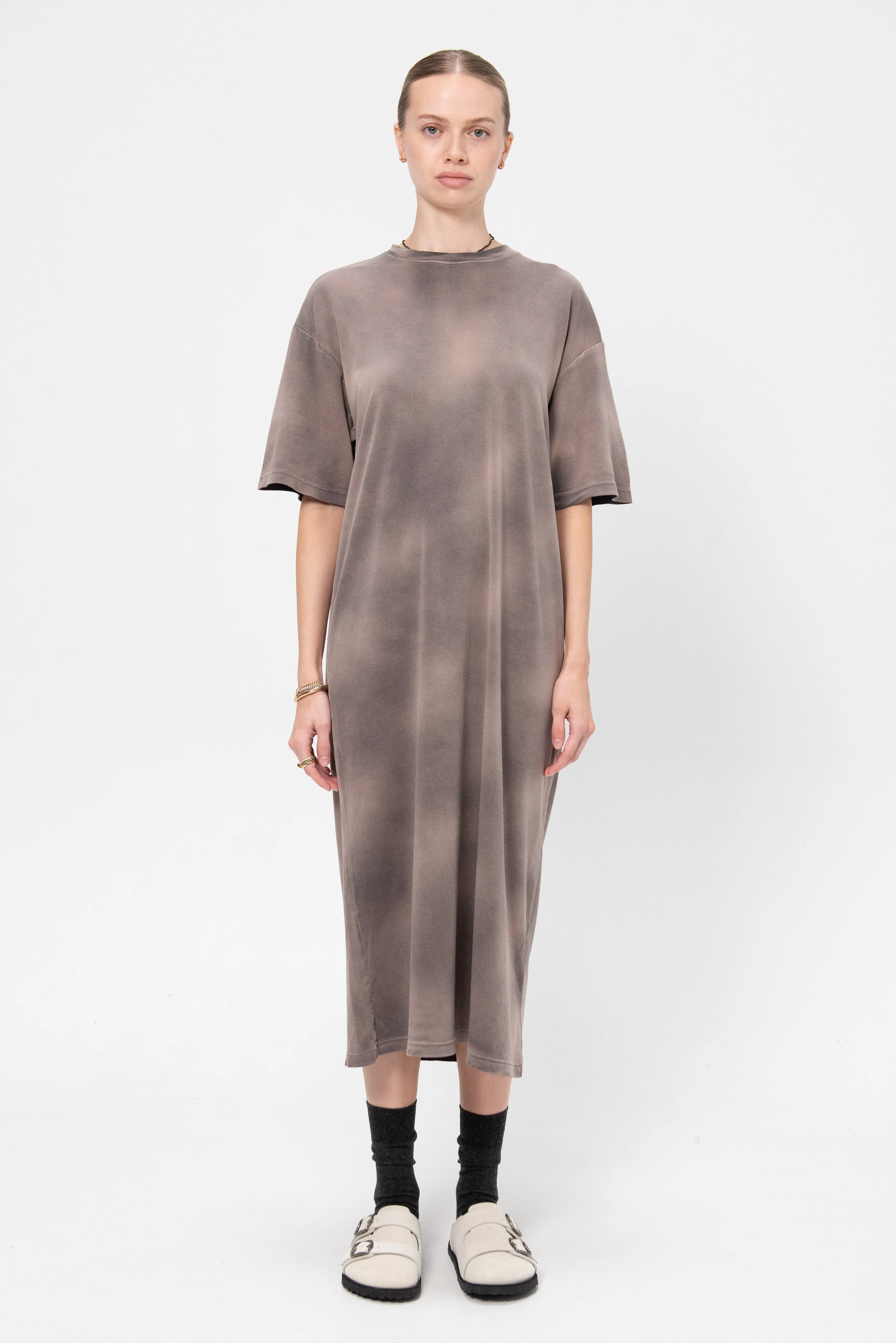 Haze Tee Dress, Coal sold by Kick Pleat product image thumbnail 2