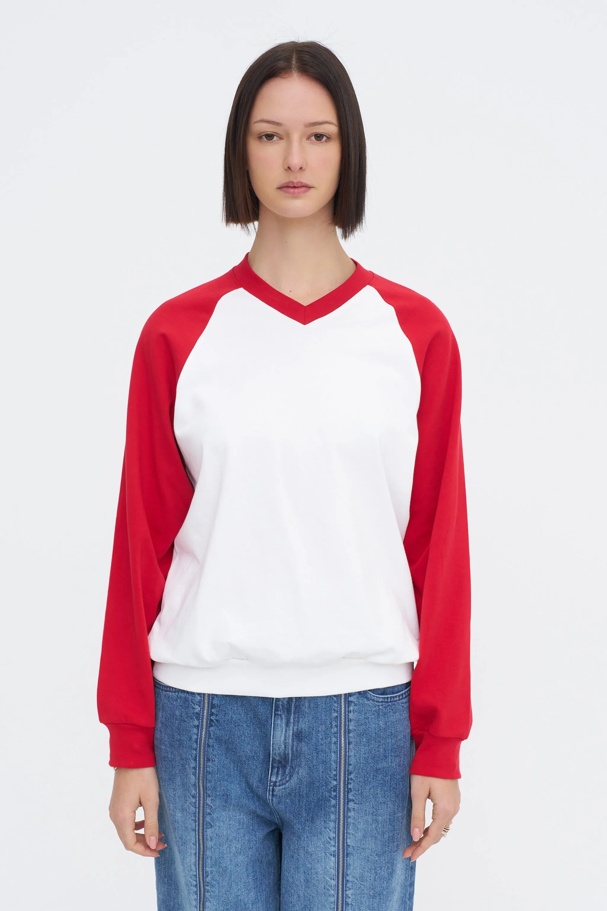 Perfect T-Shirt Vintage Sweatshirt, Red Multi sold by Kick Pleat product image thumbnail 2