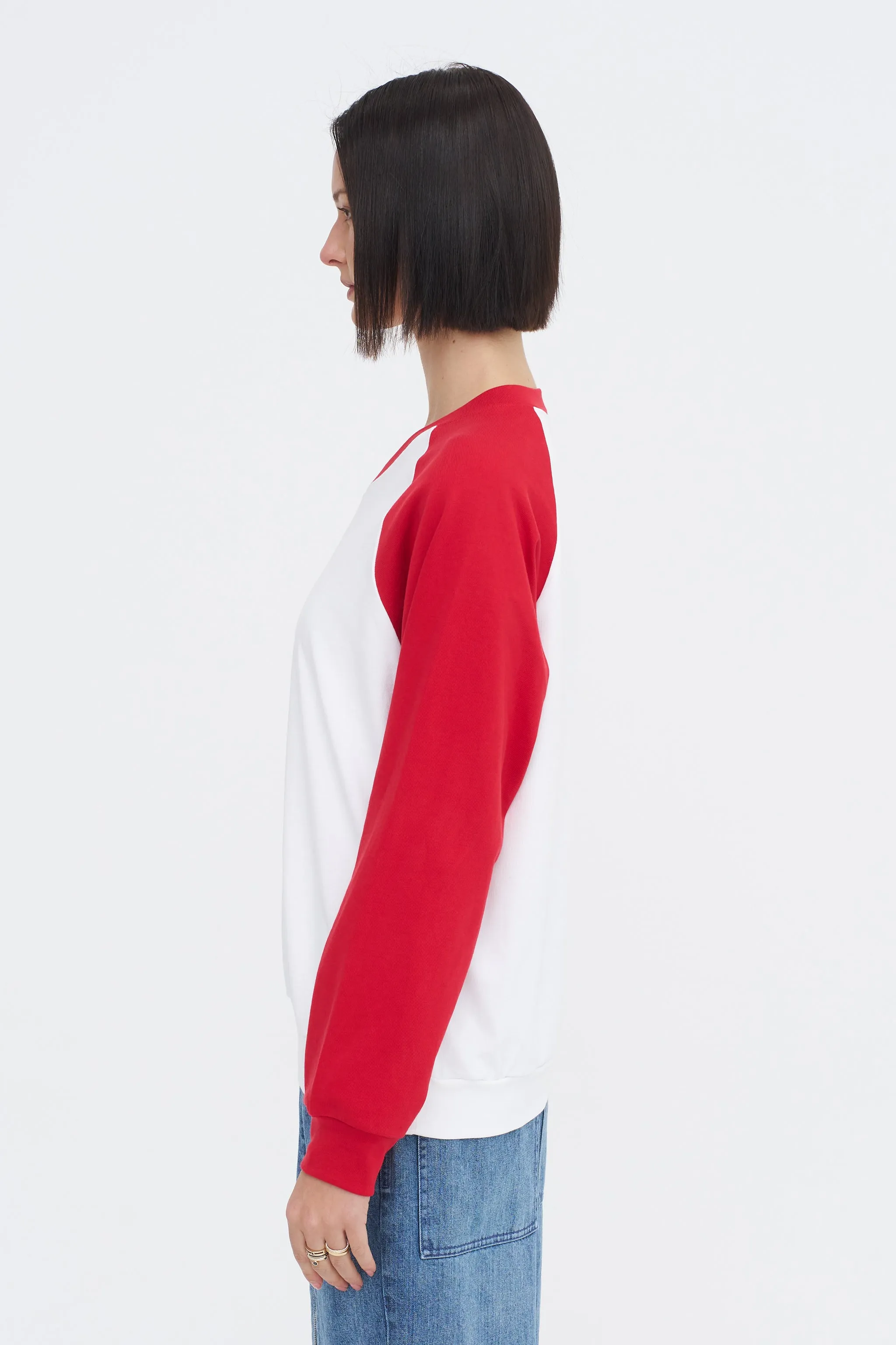 Perfect T-Shirt Vintage Sweatshirt, Red Multi sold by Kick Pleat product image thumbnail 3