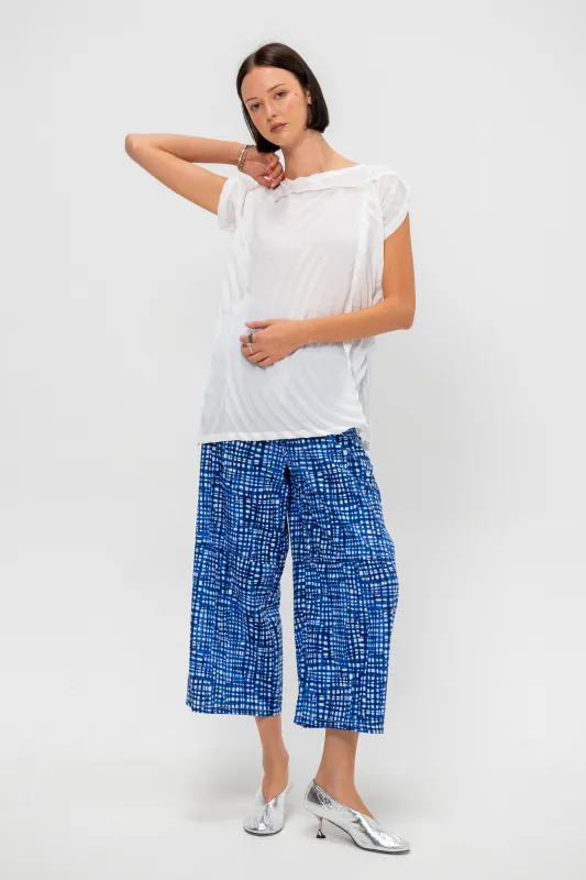 Hannah Pant, Blue Check made by Atelier Delphine