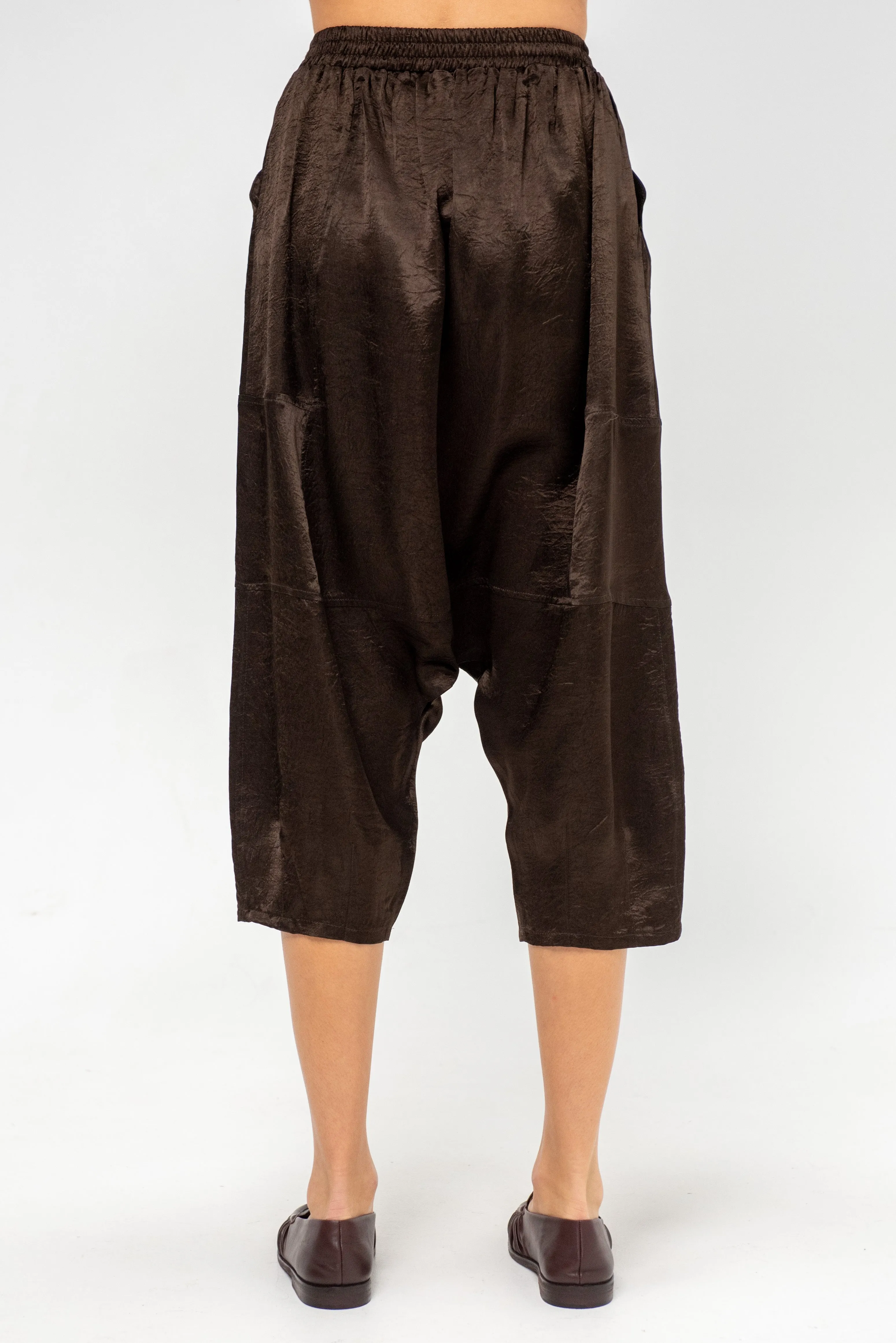 Kiko Pant Satin, Espresso sold by Kick Pleat product image thumbnail 4
