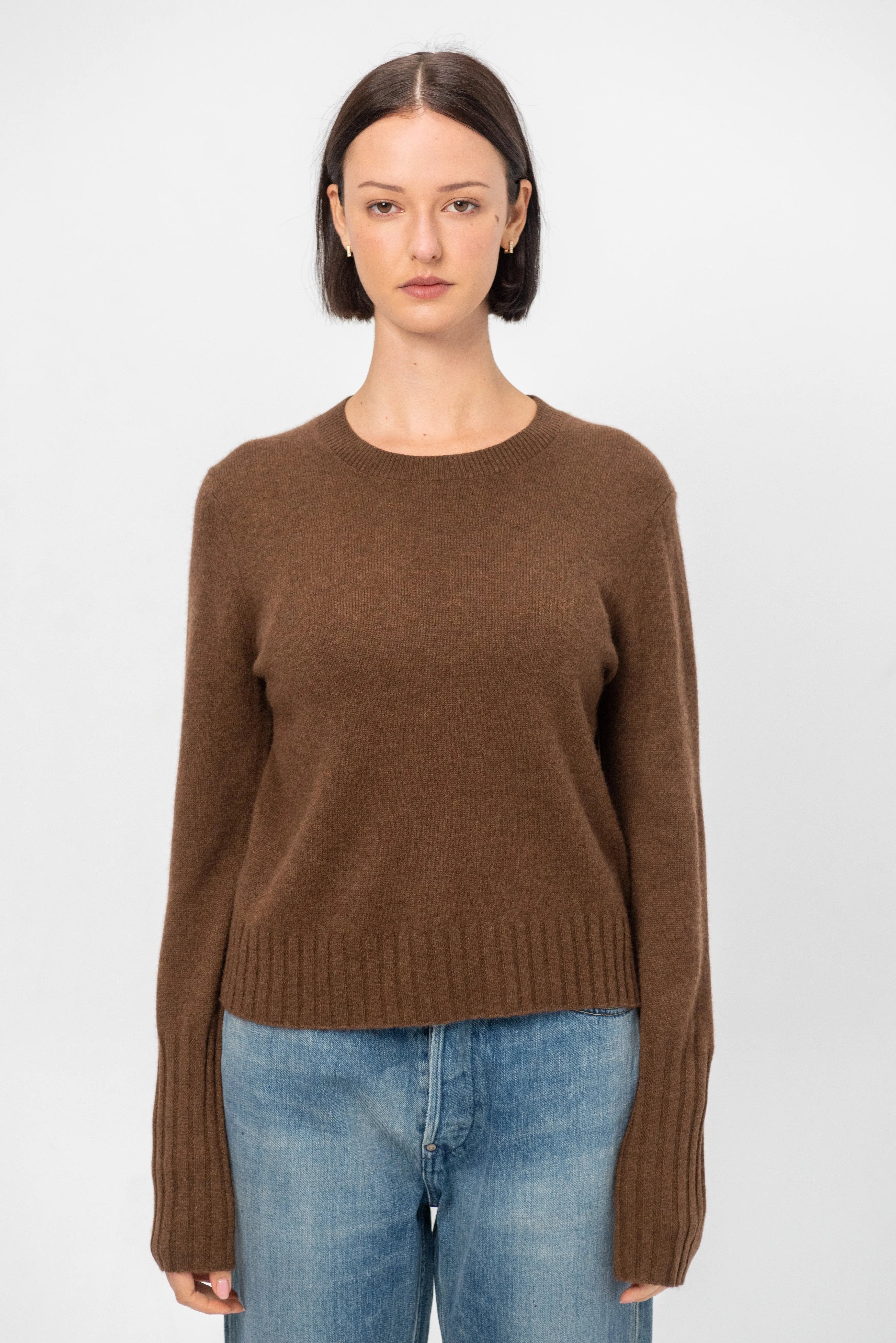 Shrunken Crew, Chestnut sold by Kick Pleat product image thumbnail 2