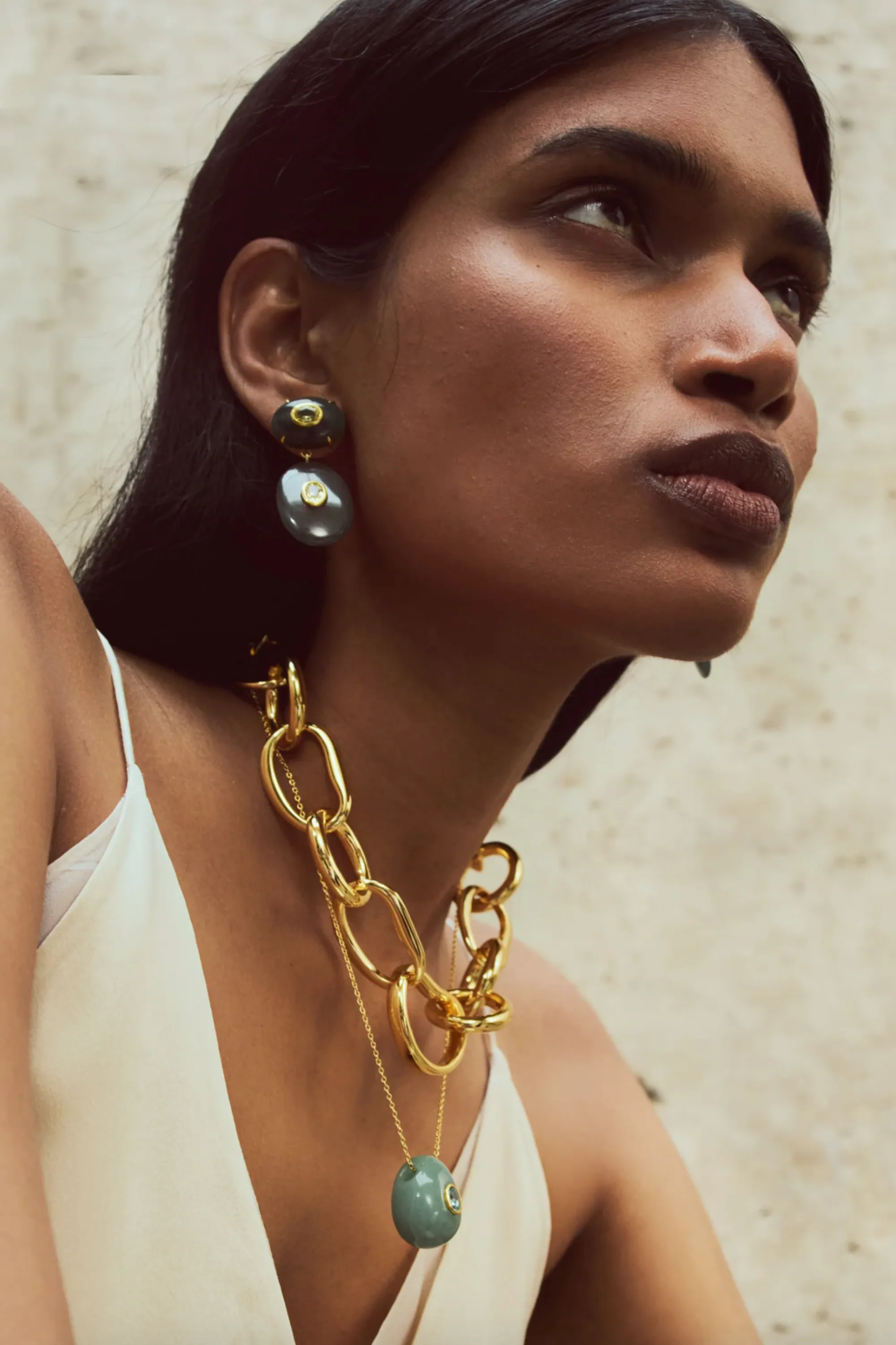 Dorothy Earrings, Green sold by Kick Pleat product image thumbnail 3