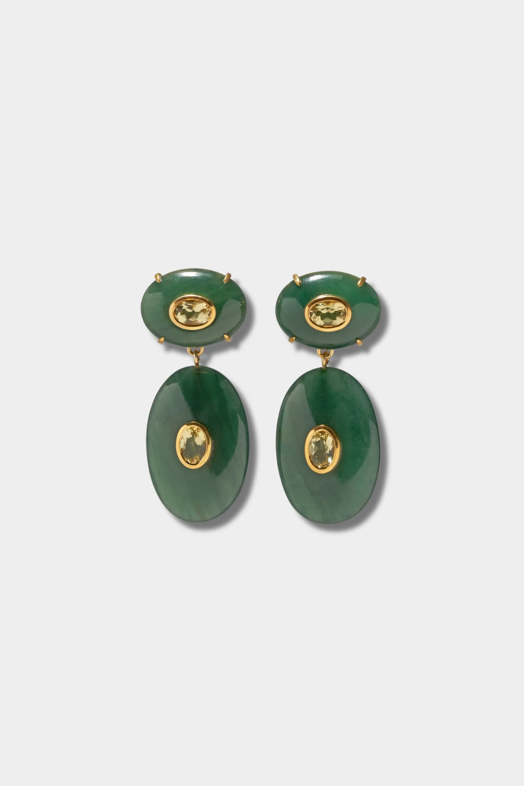 Dorothy Earrings, Green sold by Kick Pleat product image thumbnail 2