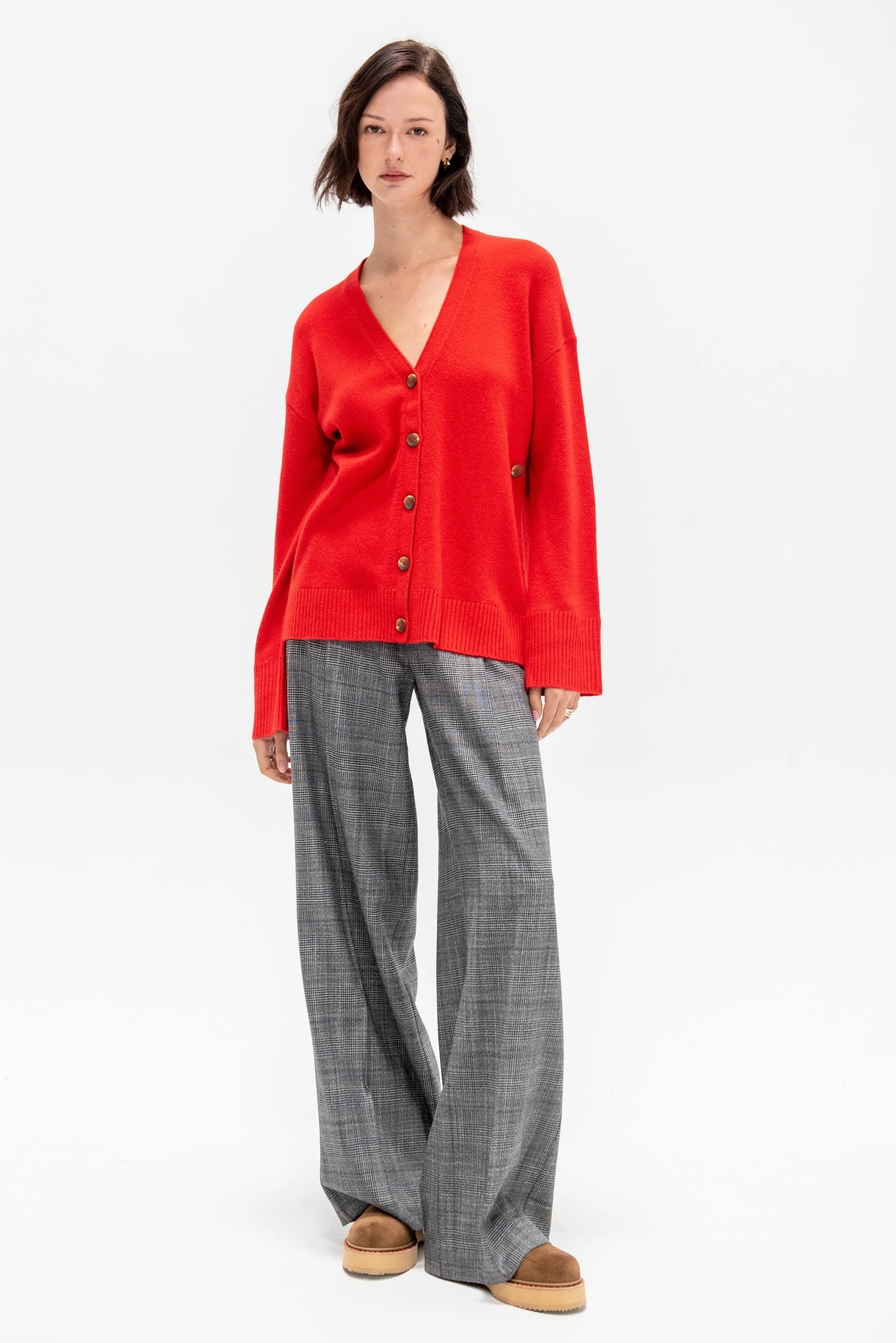Ana Wrap Cardigan sold by Kick Pleat
