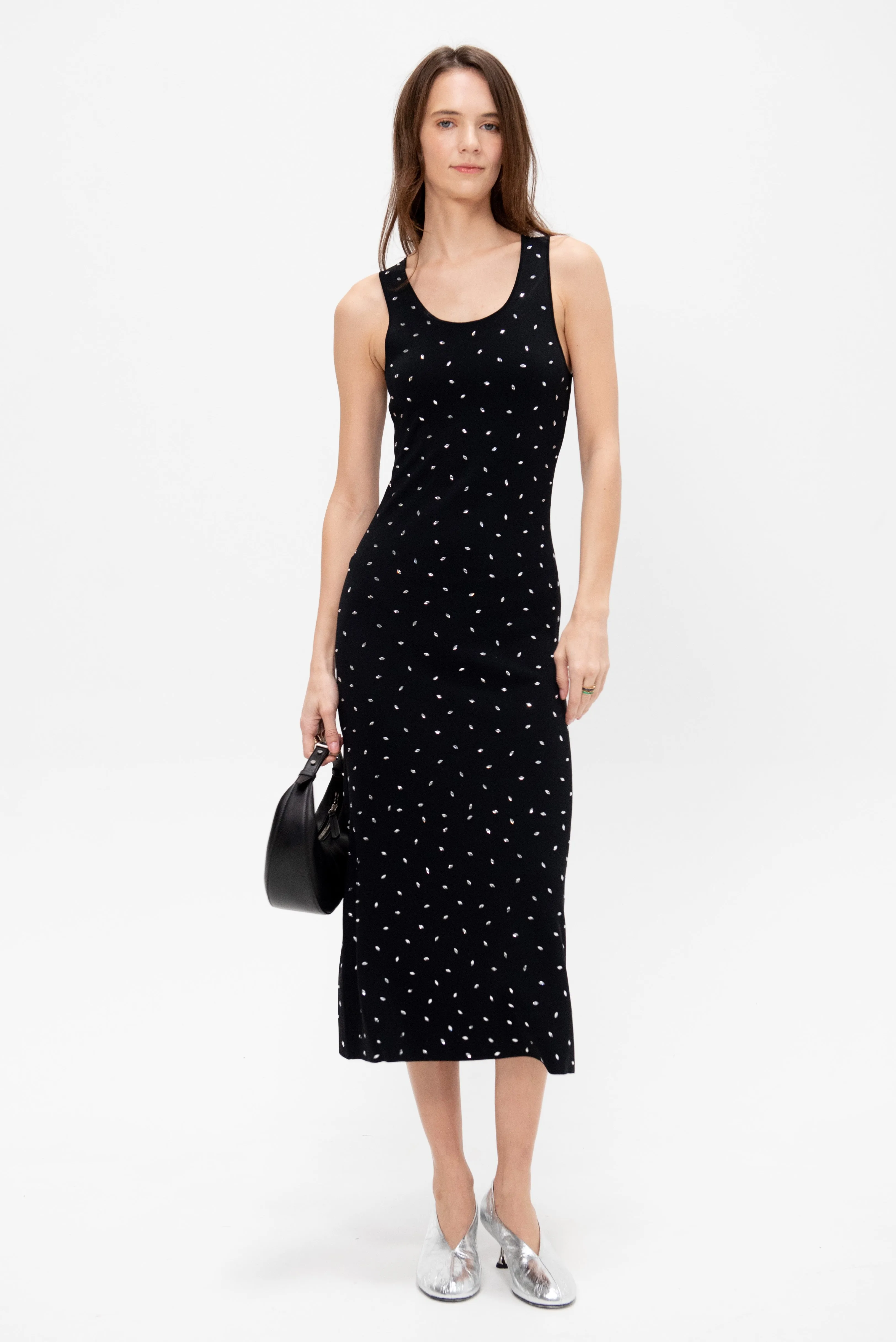 Geordie Dress, Black sold by Kick Pleat