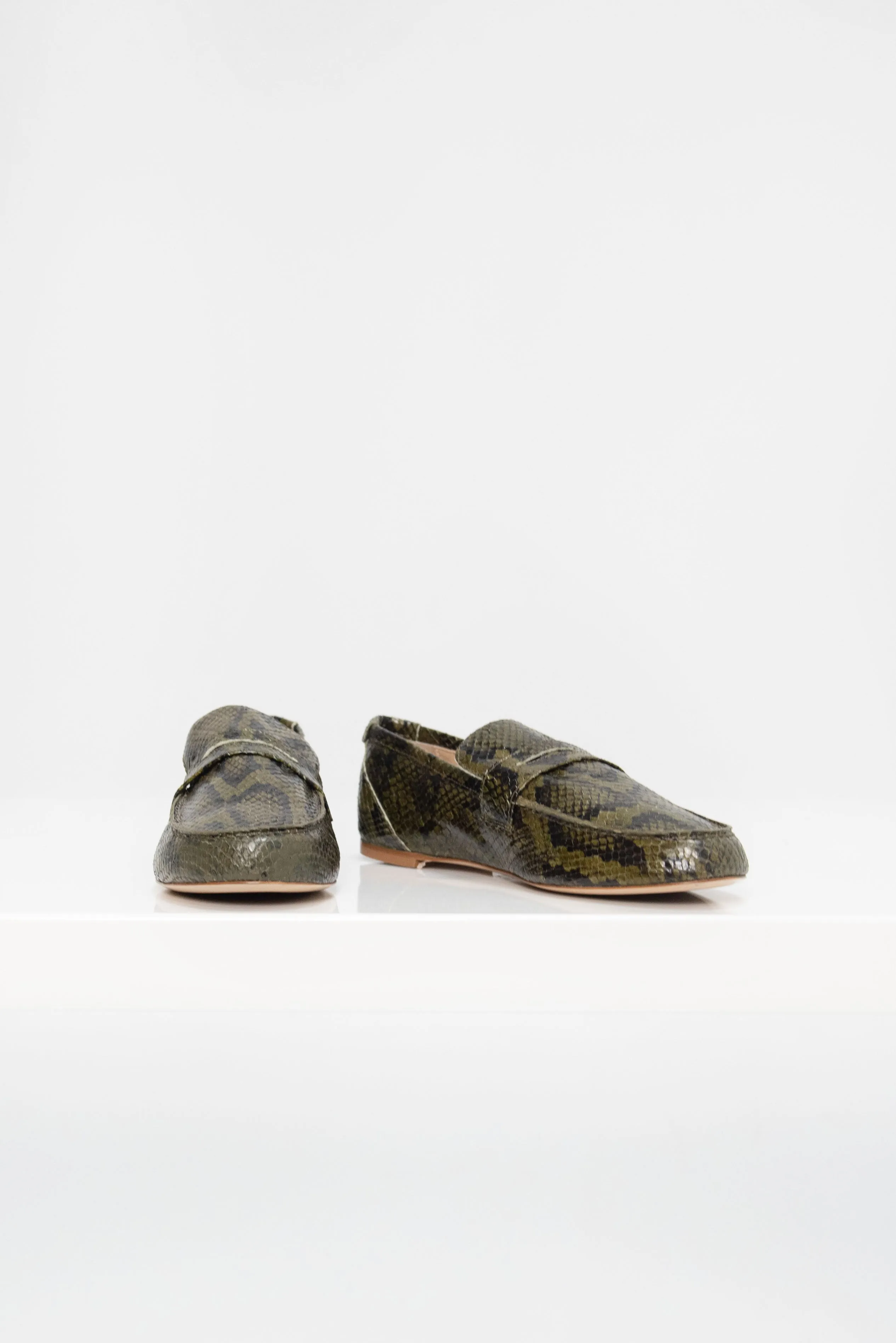 The Penny Loafer, Olive sold by Kick Pleat product image thumbnail 2
