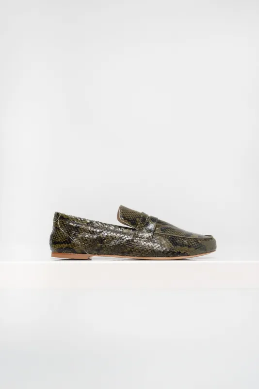 The Penny Loafer, Olive sold by Kick Pleat