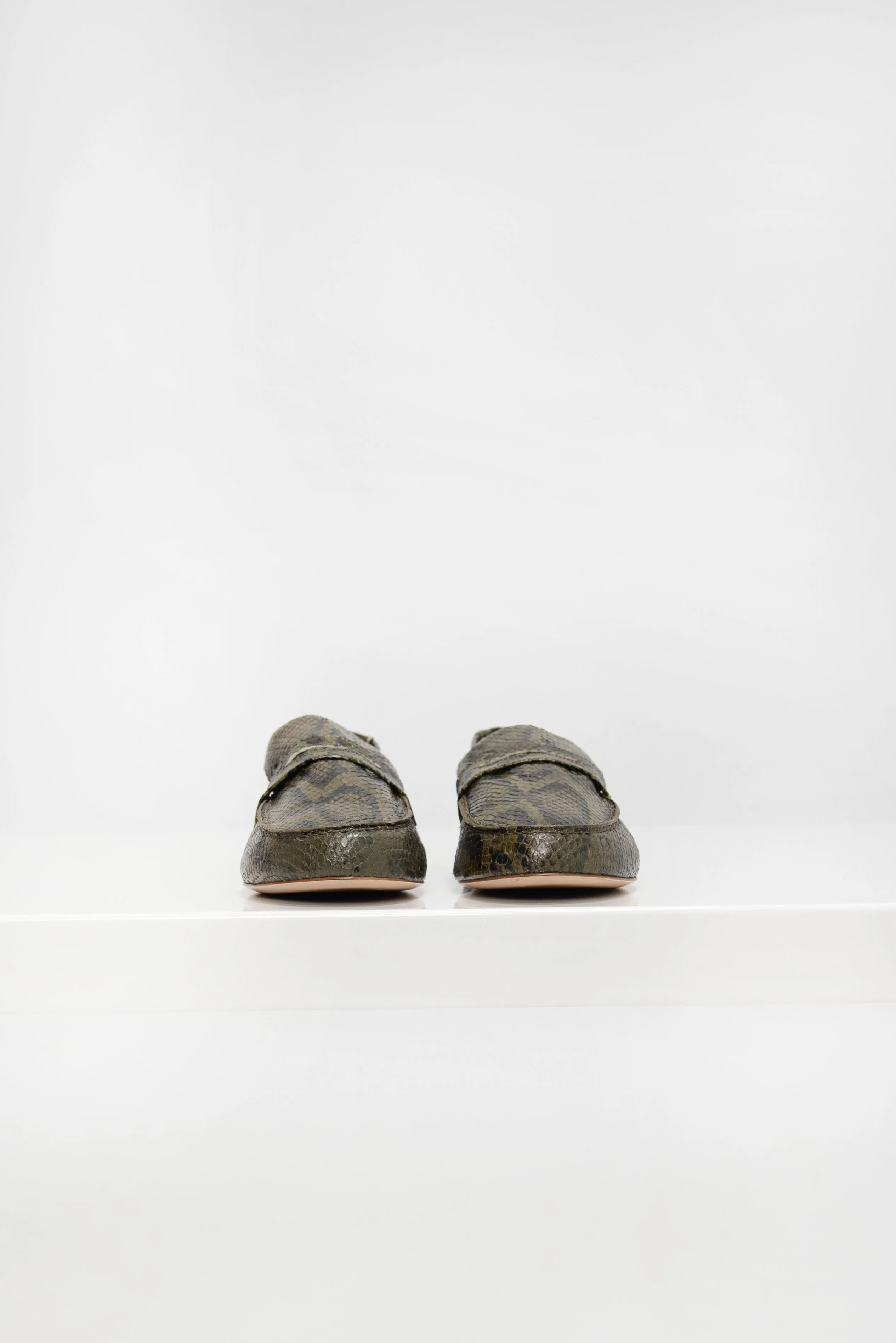 The Penny Loafer, Olive sold by Kick Pleat product image thumbnail 4