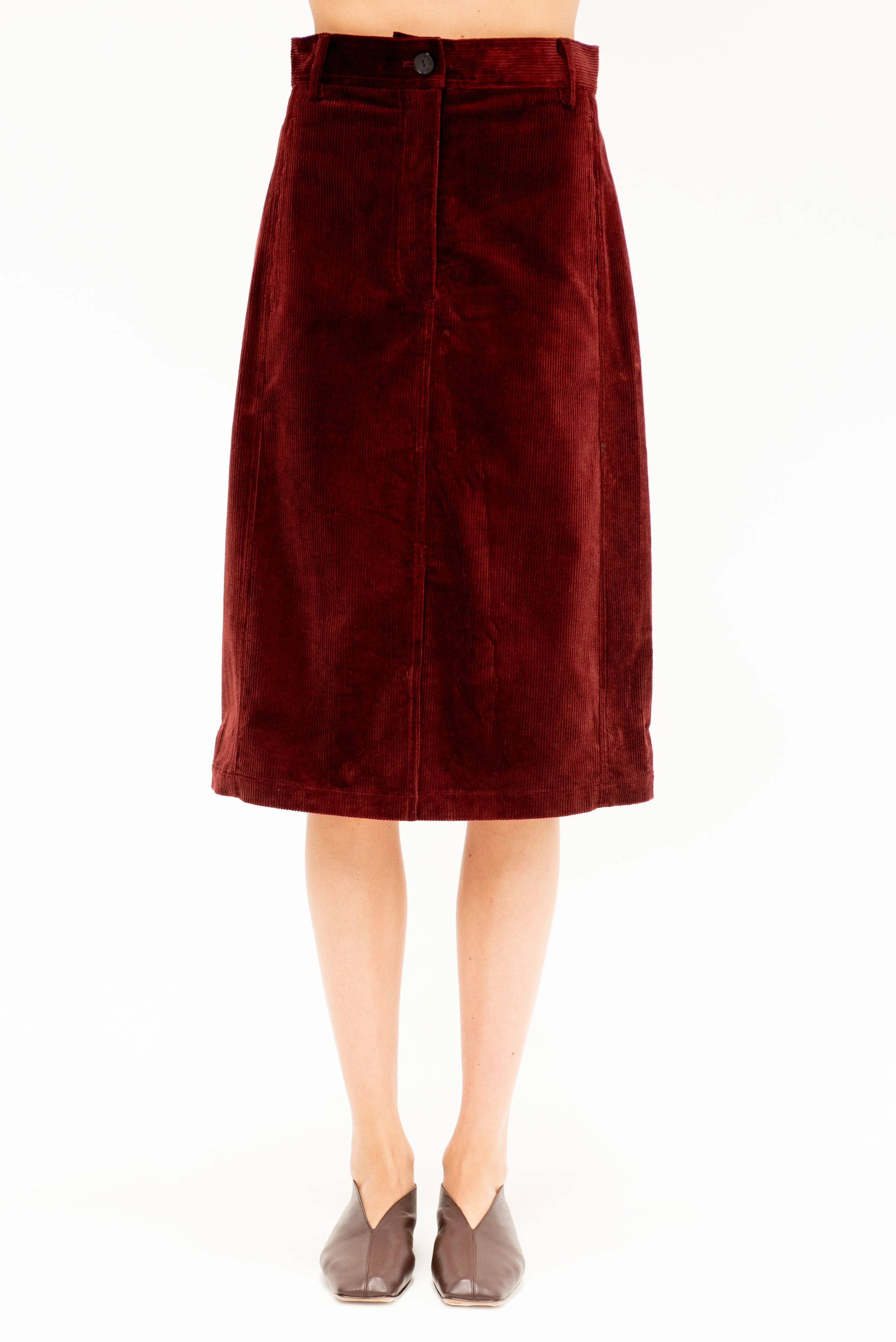 Garra Skirt, Brick sold by Kick Pleat product image thumbnail 2