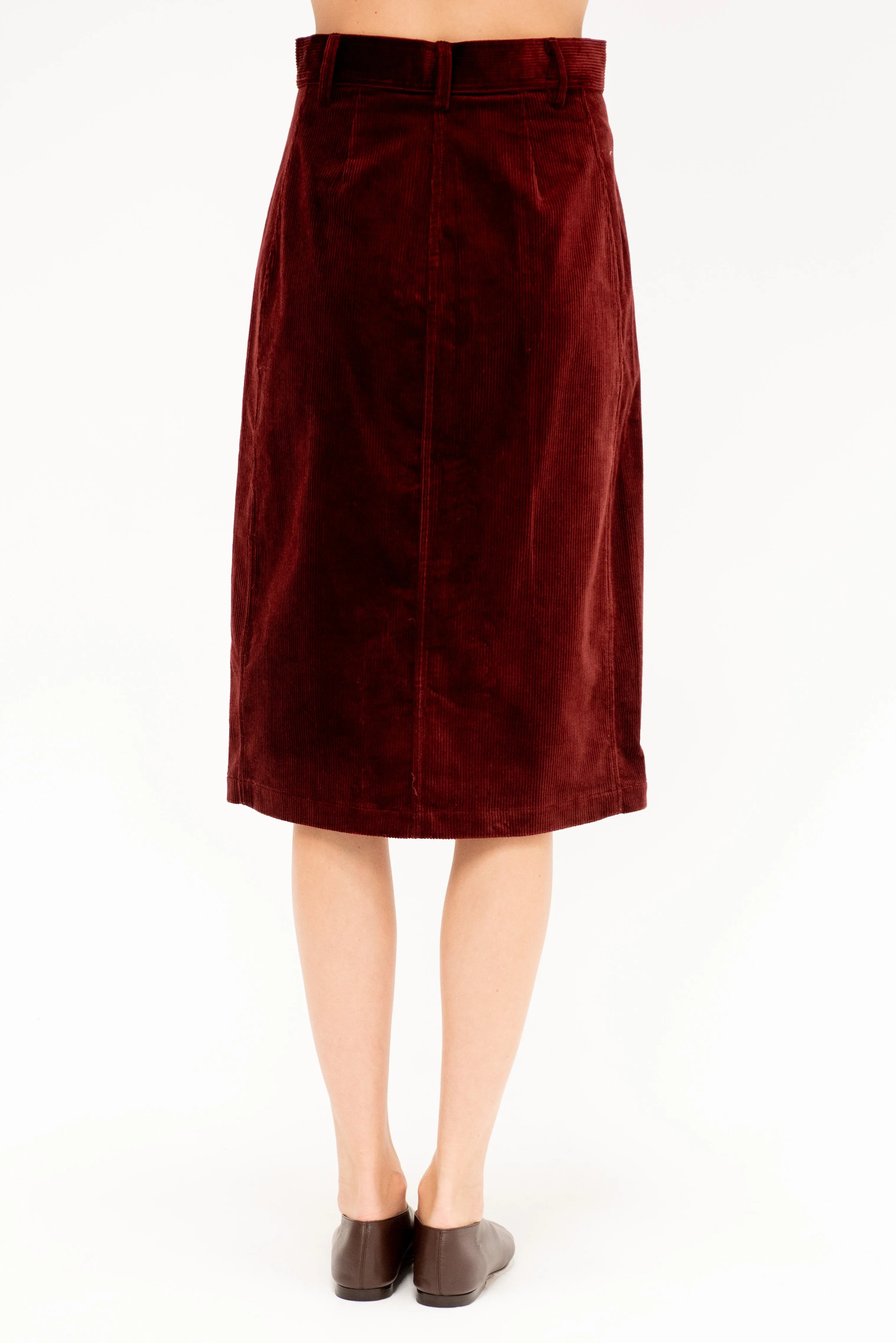 Garra Skirt, Brick sold by Kick Pleat product image thumbnail 4