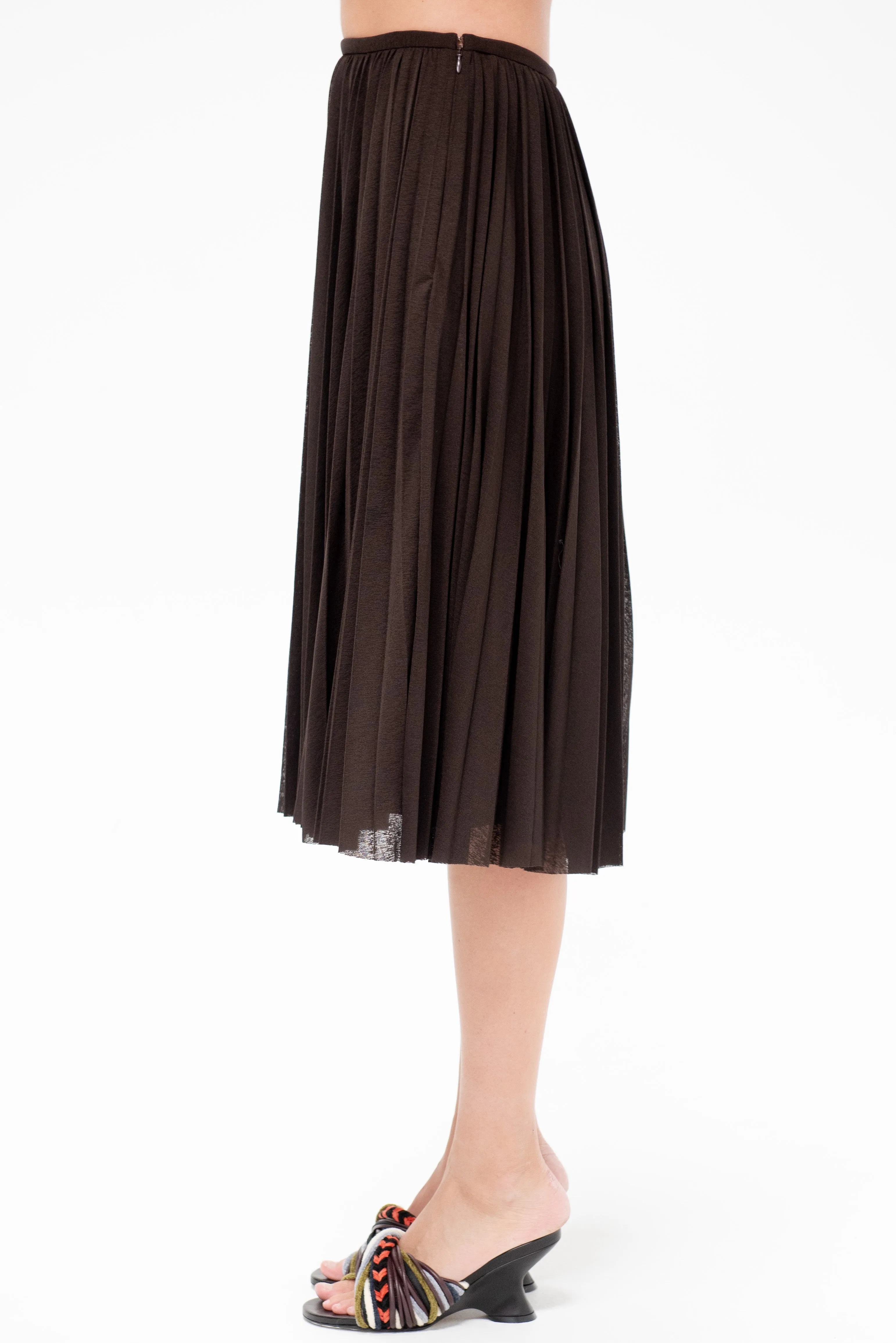 Eda Skirt, Espresso sold by Kick Pleat product image thumbnail 3
