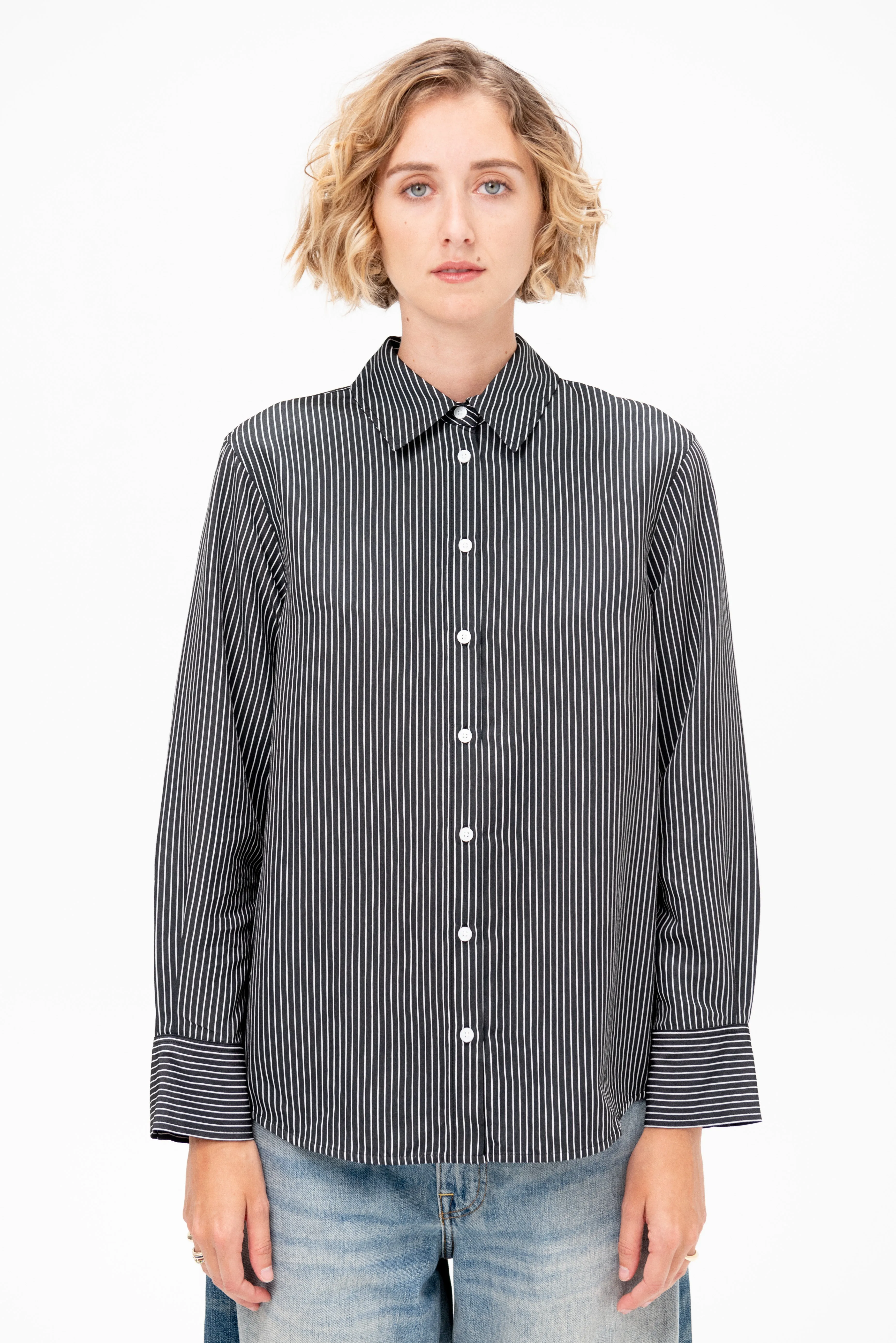 Lynsey Top, Black & White sold by Kick Pleat product image thumbnail 2