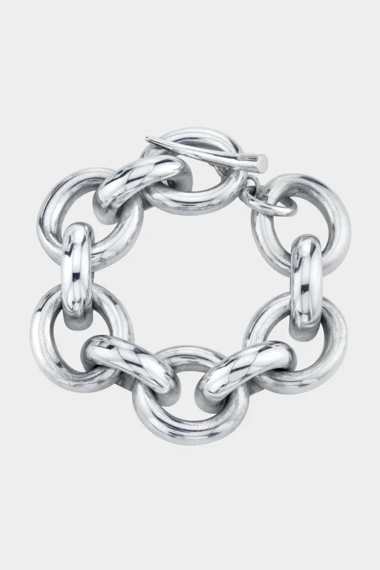 Full Link Bracelet, Sterling Silver sold by Kick Pleat