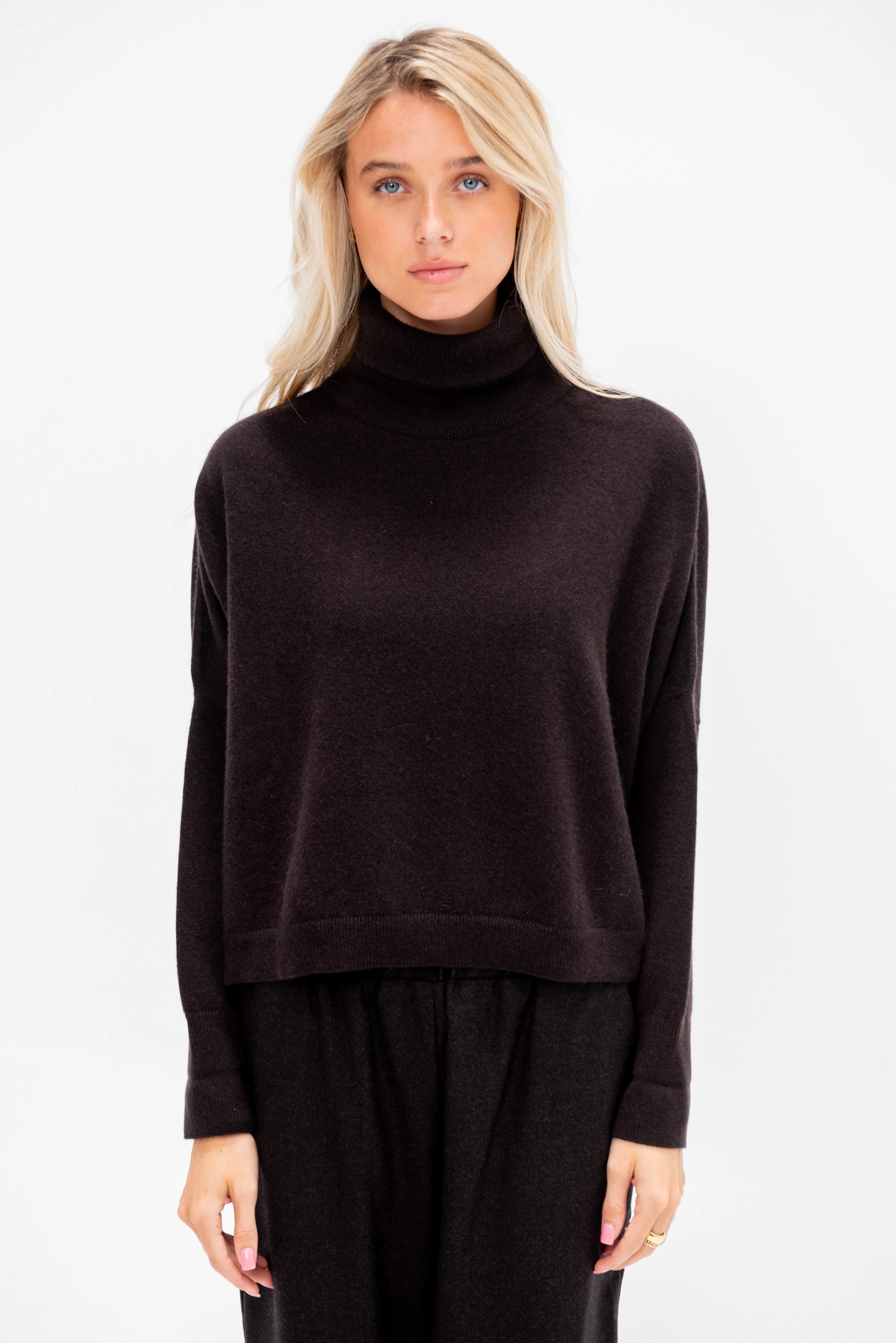 Ionic Turtleneck Sweater, Blackwood sold by Kick Pleat product image thumbnail 2