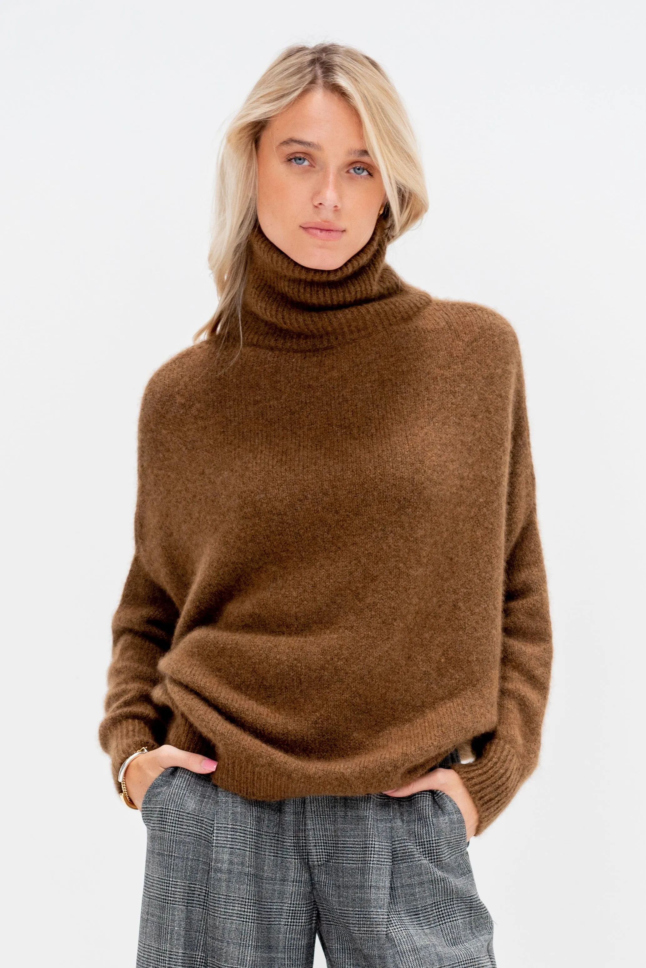 Turtleneck Kimono Sleeve Sweater, Palisndr sold by Kick Pleat