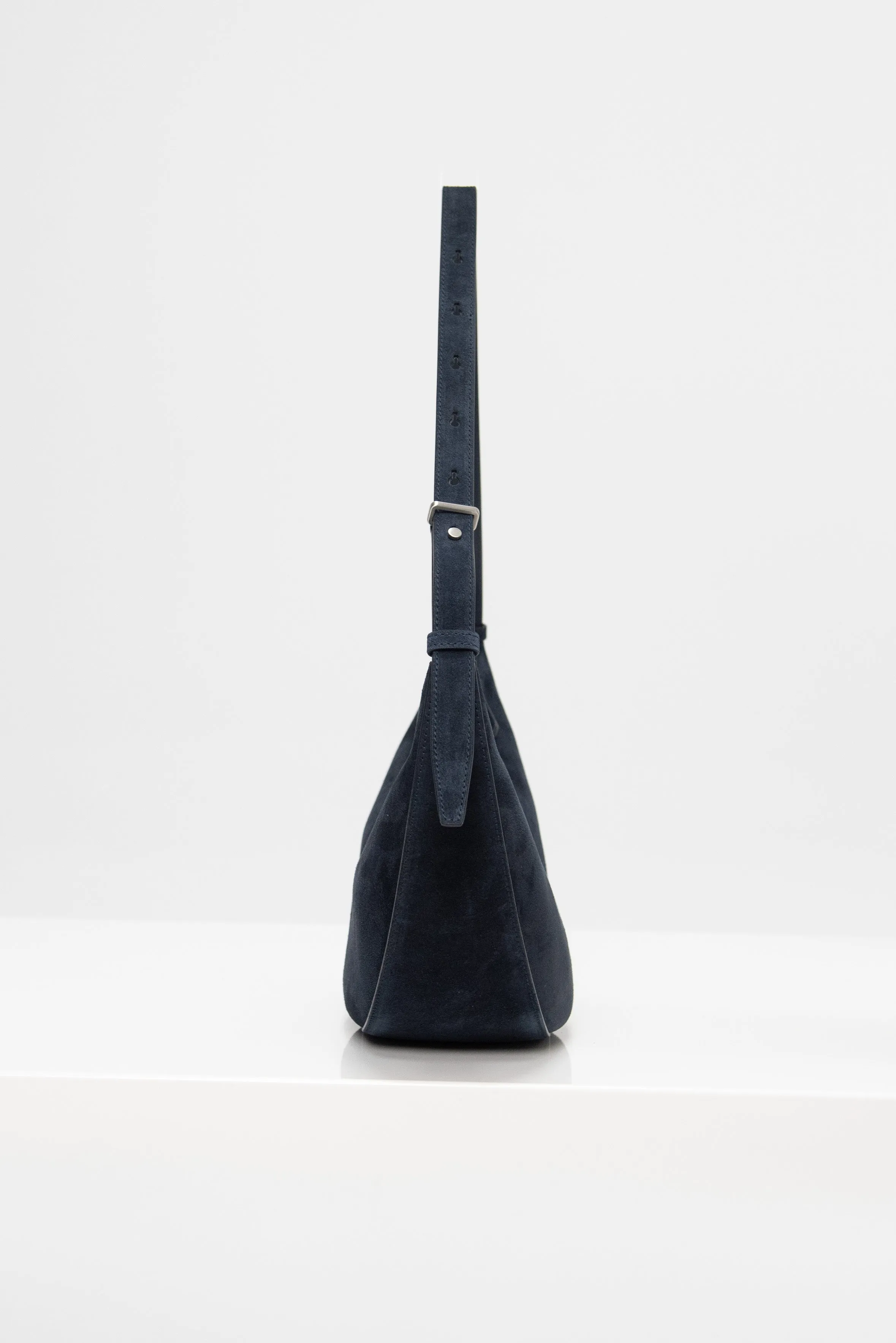 Slide Bag Soft Suede, Dark Navy sold by Kick Pleat product image thumbnail 2