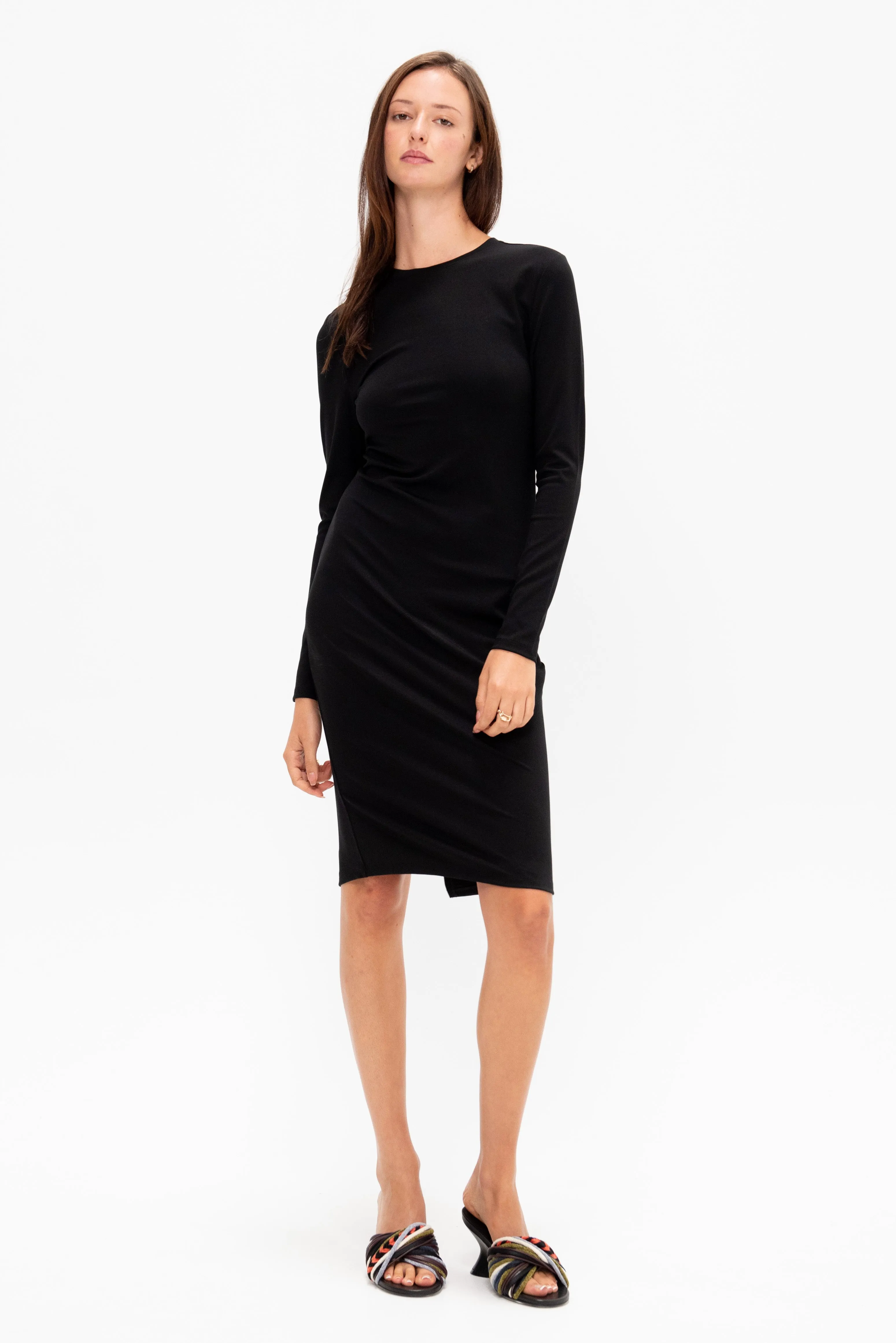 Carine Dress, Black sold by Kick Pleat