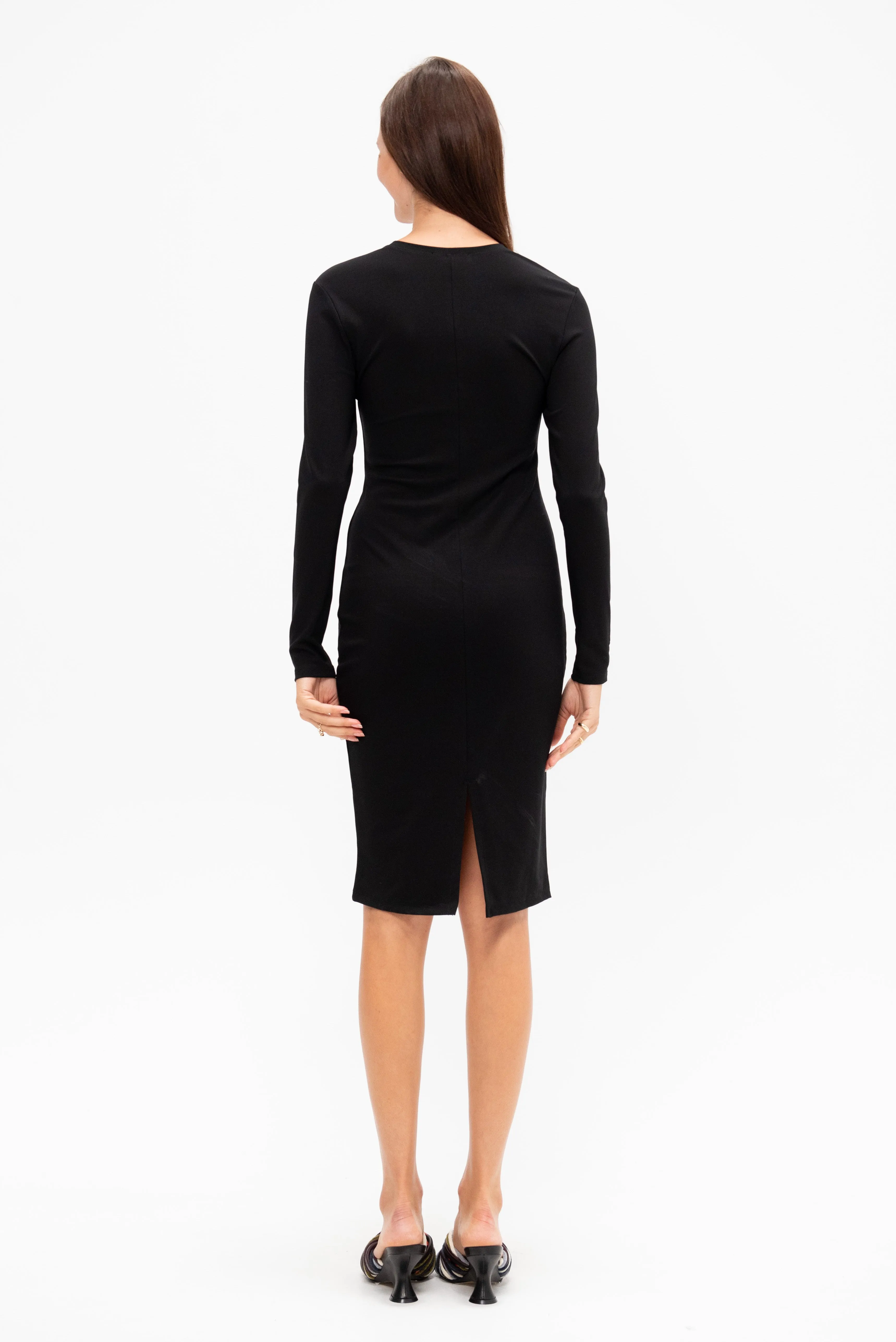 Carine Dress, Black sold by Kick Pleat product image thumbnail 4