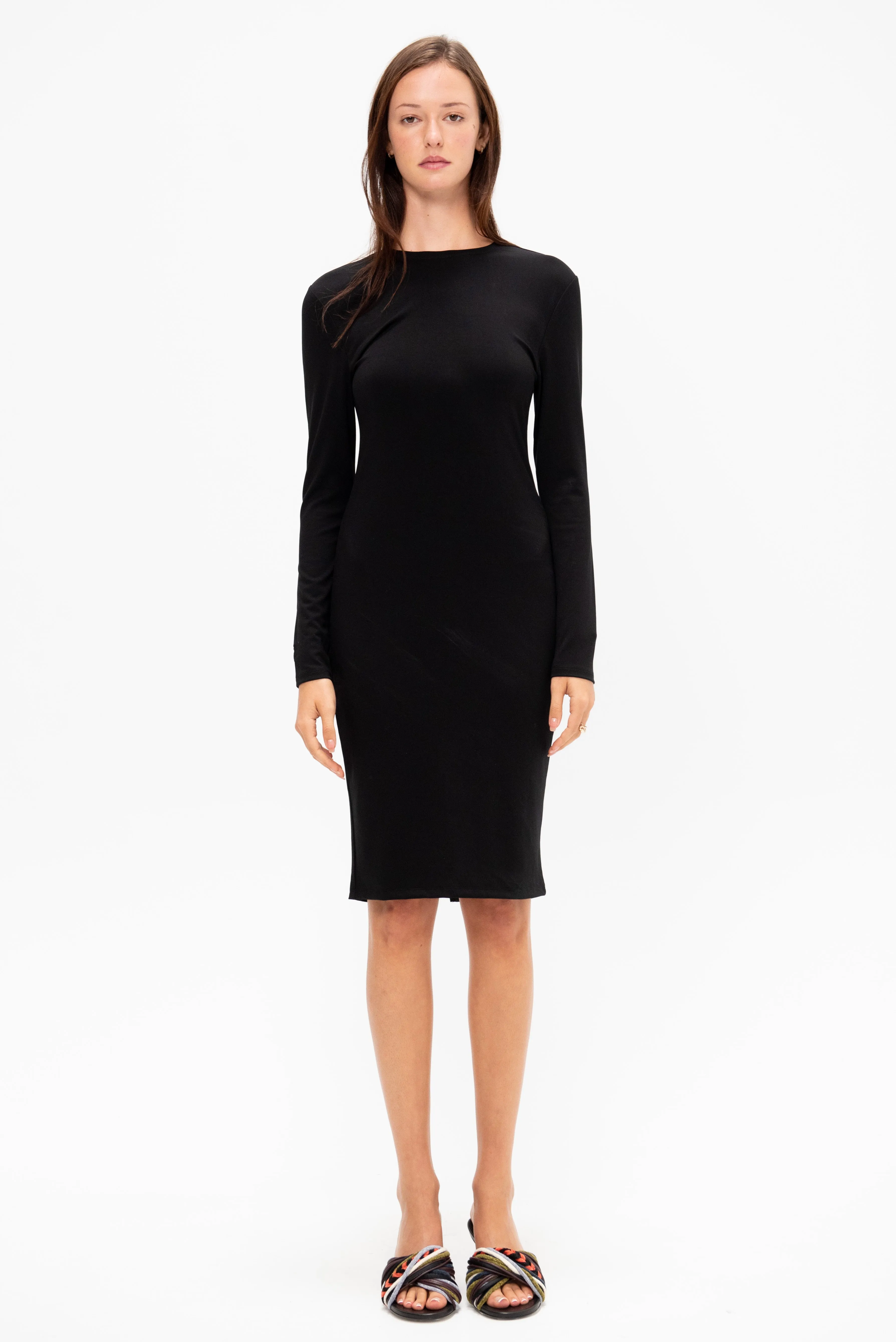 Carine Dress, Black sold by Kick Pleat product image thumbnail 2