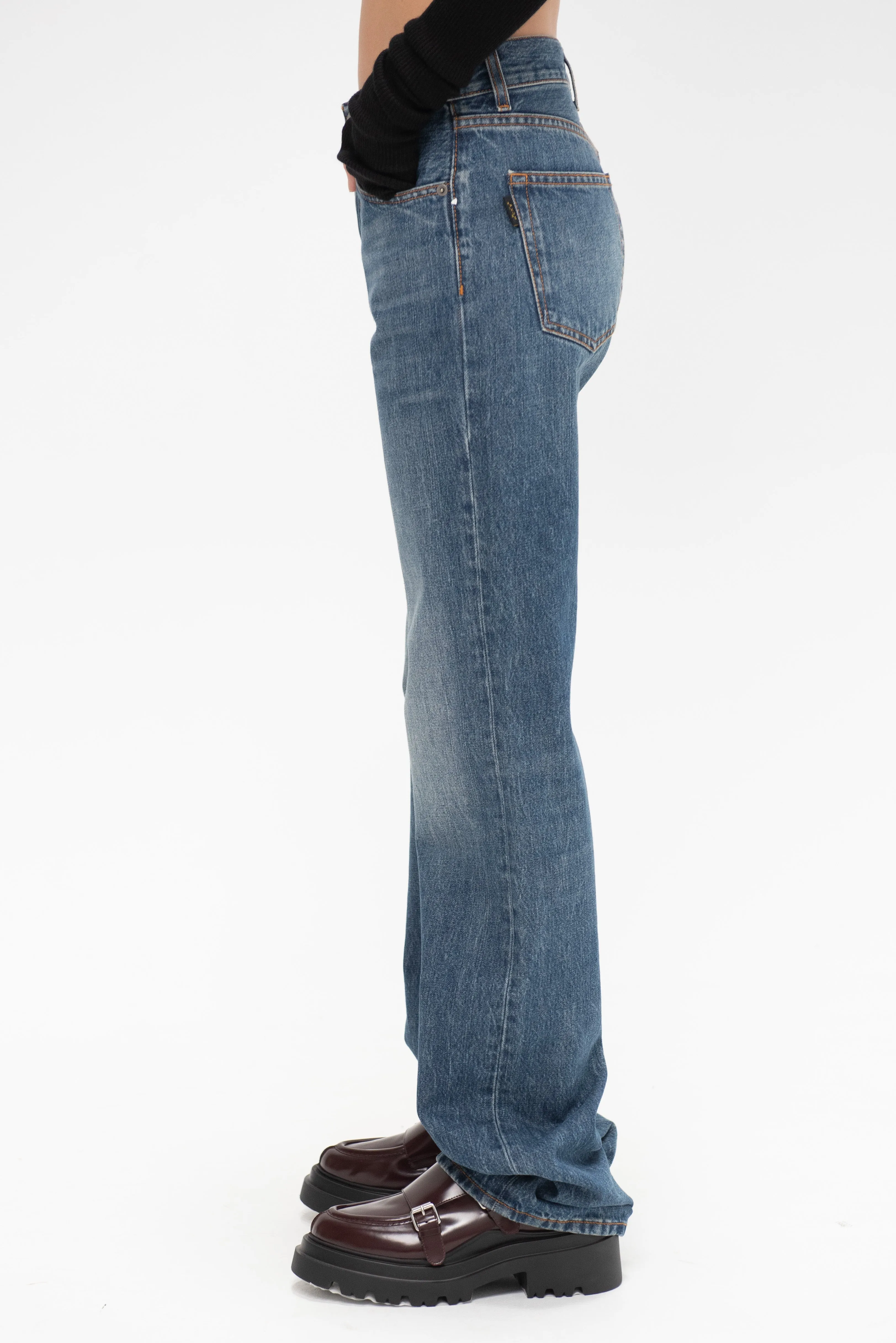 Star Jean, Authentic Dark Wash sold by Kick Pleat product image thumbnail 3