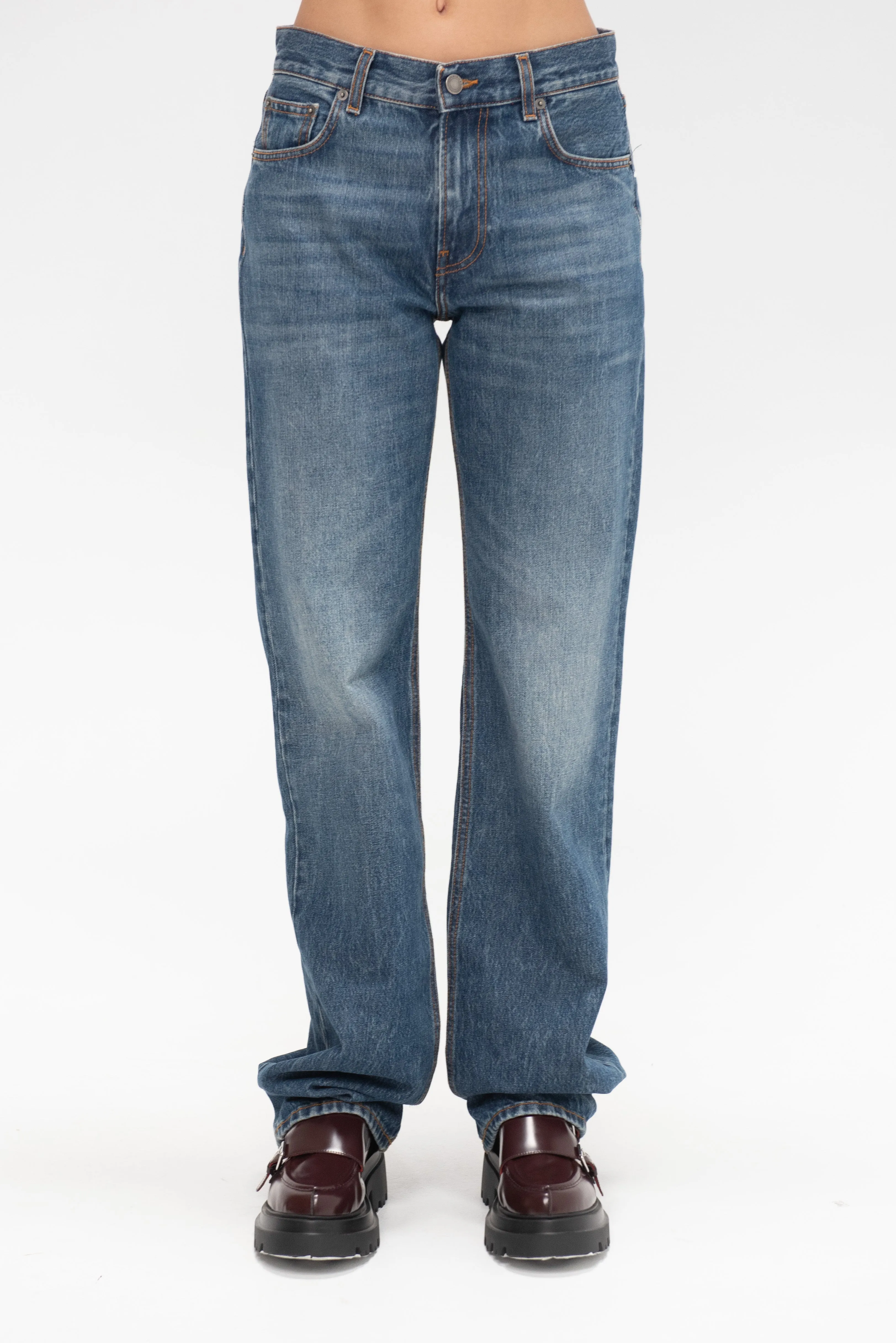 Star Jean, Authentic Dark Wash sold by Kick Pleat product image thumbnail 2