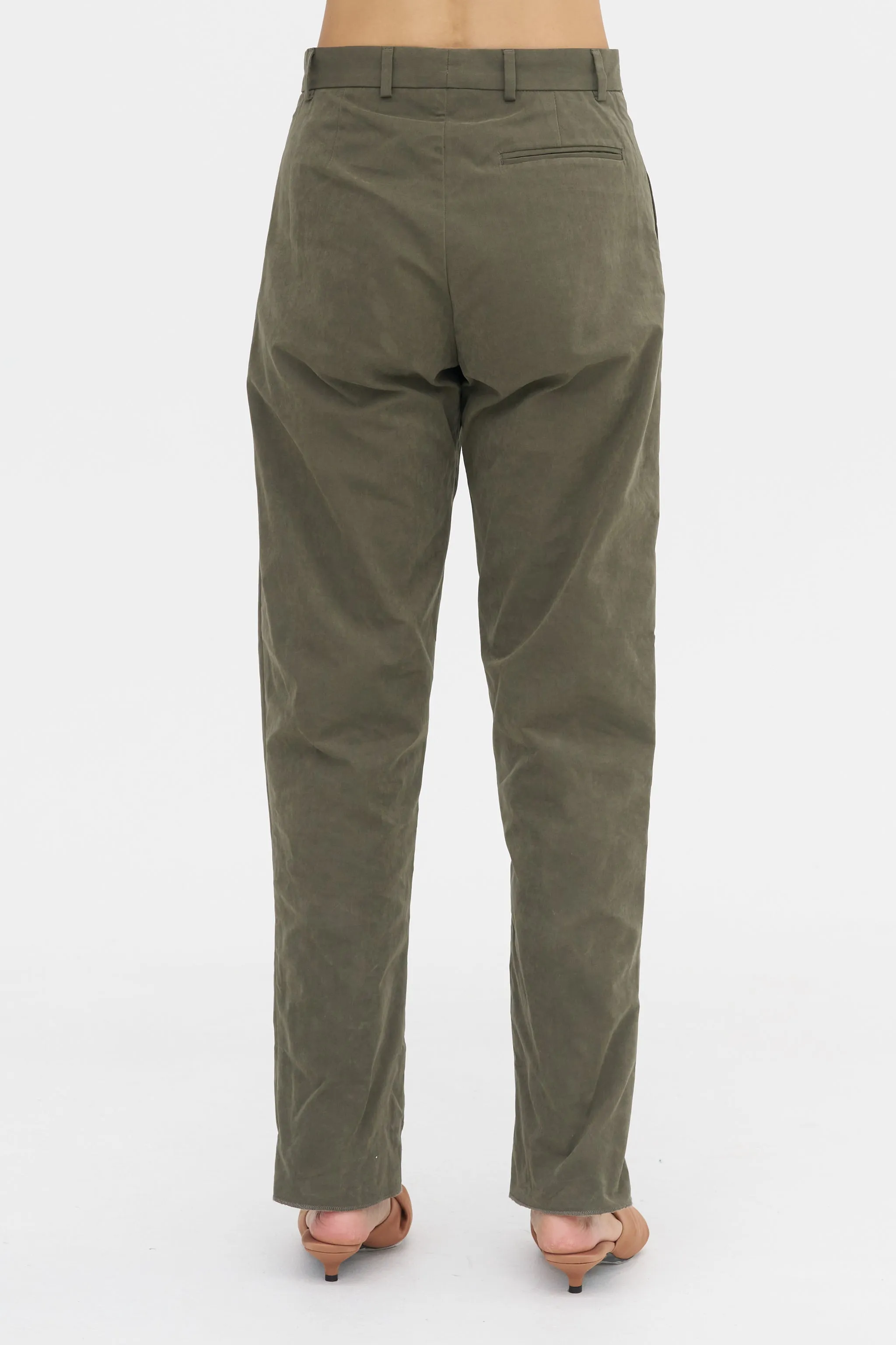 Maria Pant, Khaki sold by Kick Pleat product image thumbnail 4