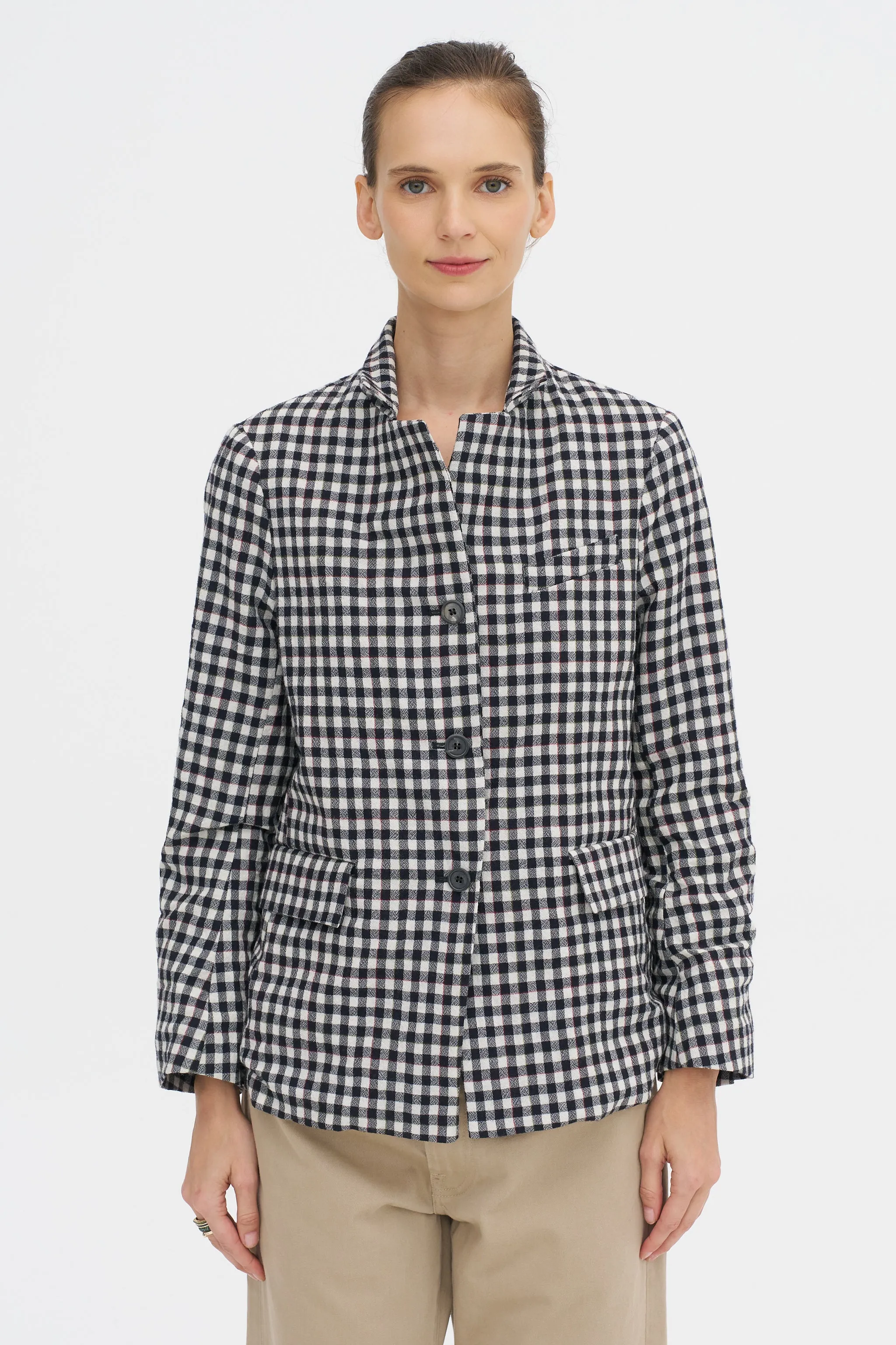 Giulia Jacket, Check sold by Kick Pleat product image thumbnail 2