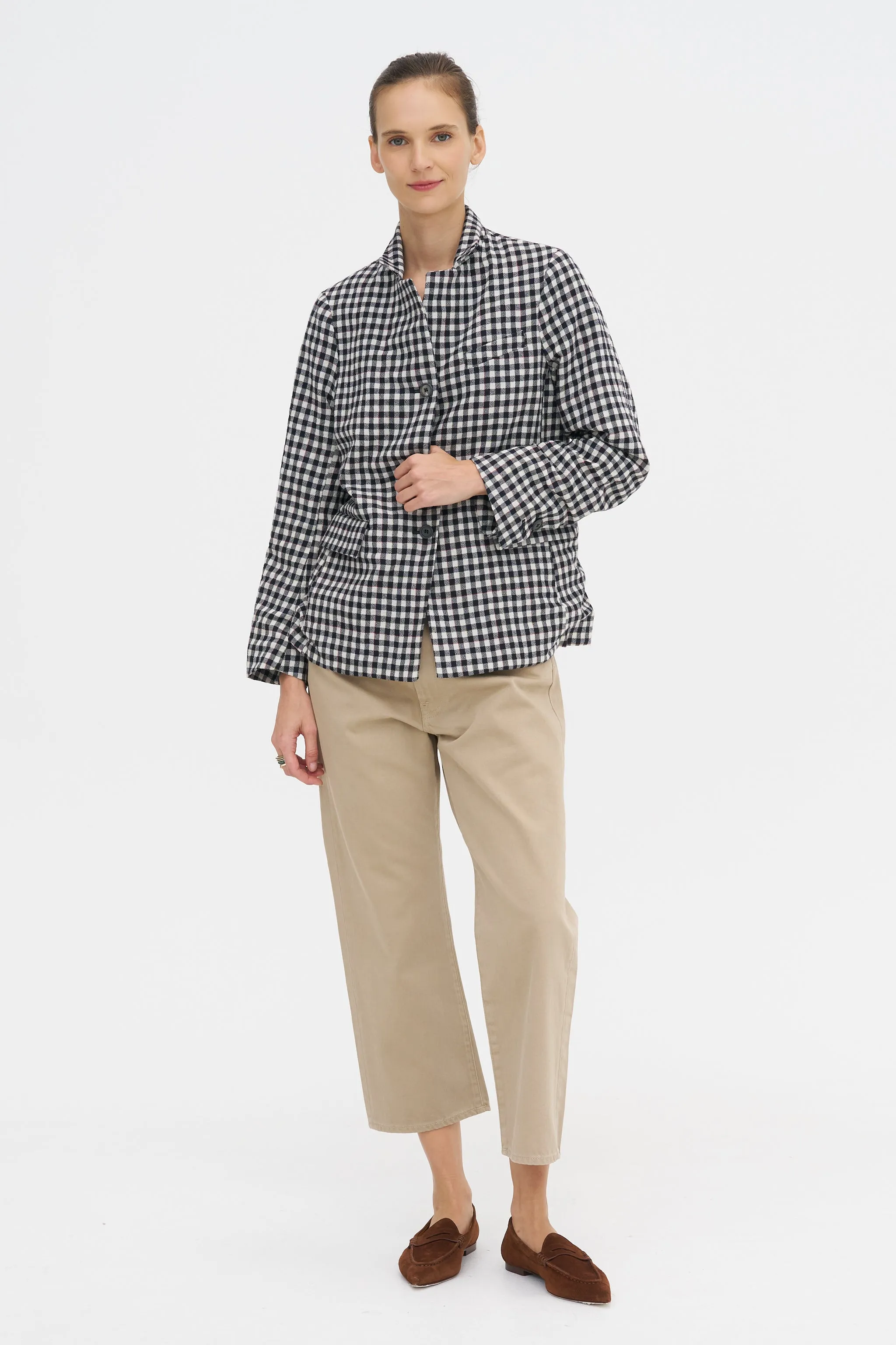 Giulia Jacket, Check sold by Kick Pleat product image thumbnail 5