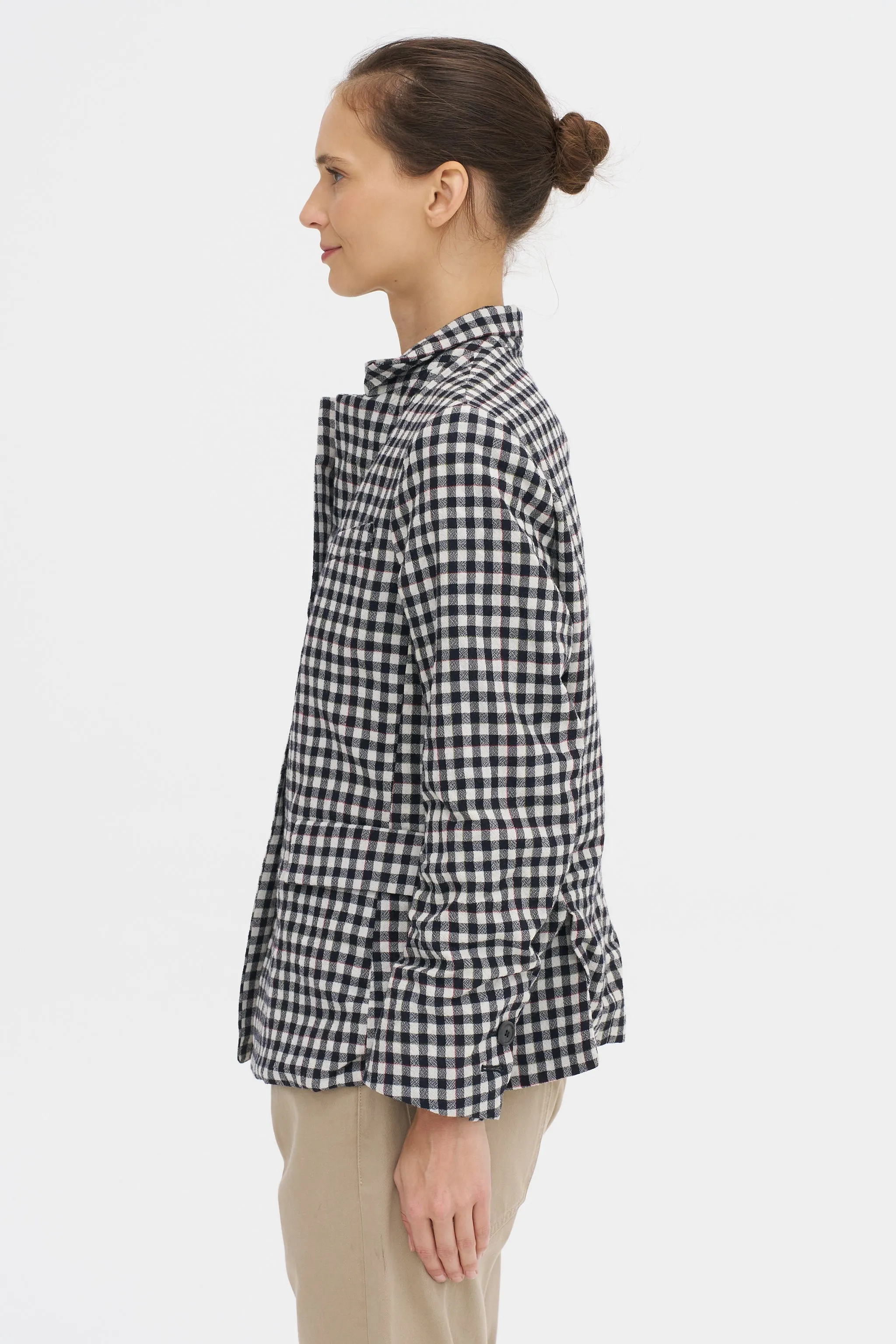 Giulia Jacket, Check sold by Kick Pleat product image thumbnail 3