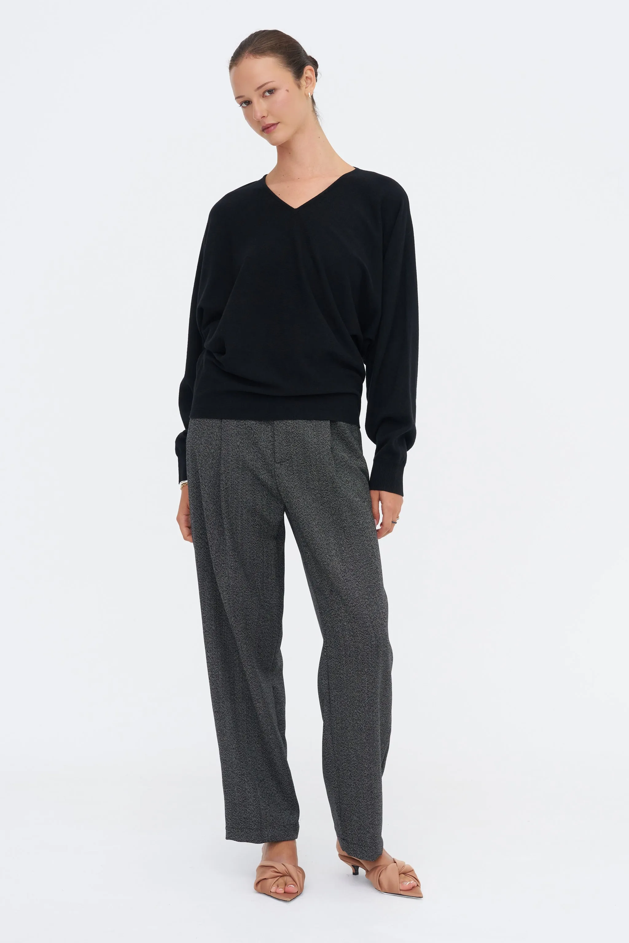Rosa V-Neck Sweater sold by Kick Pleat product image thumbnail 2