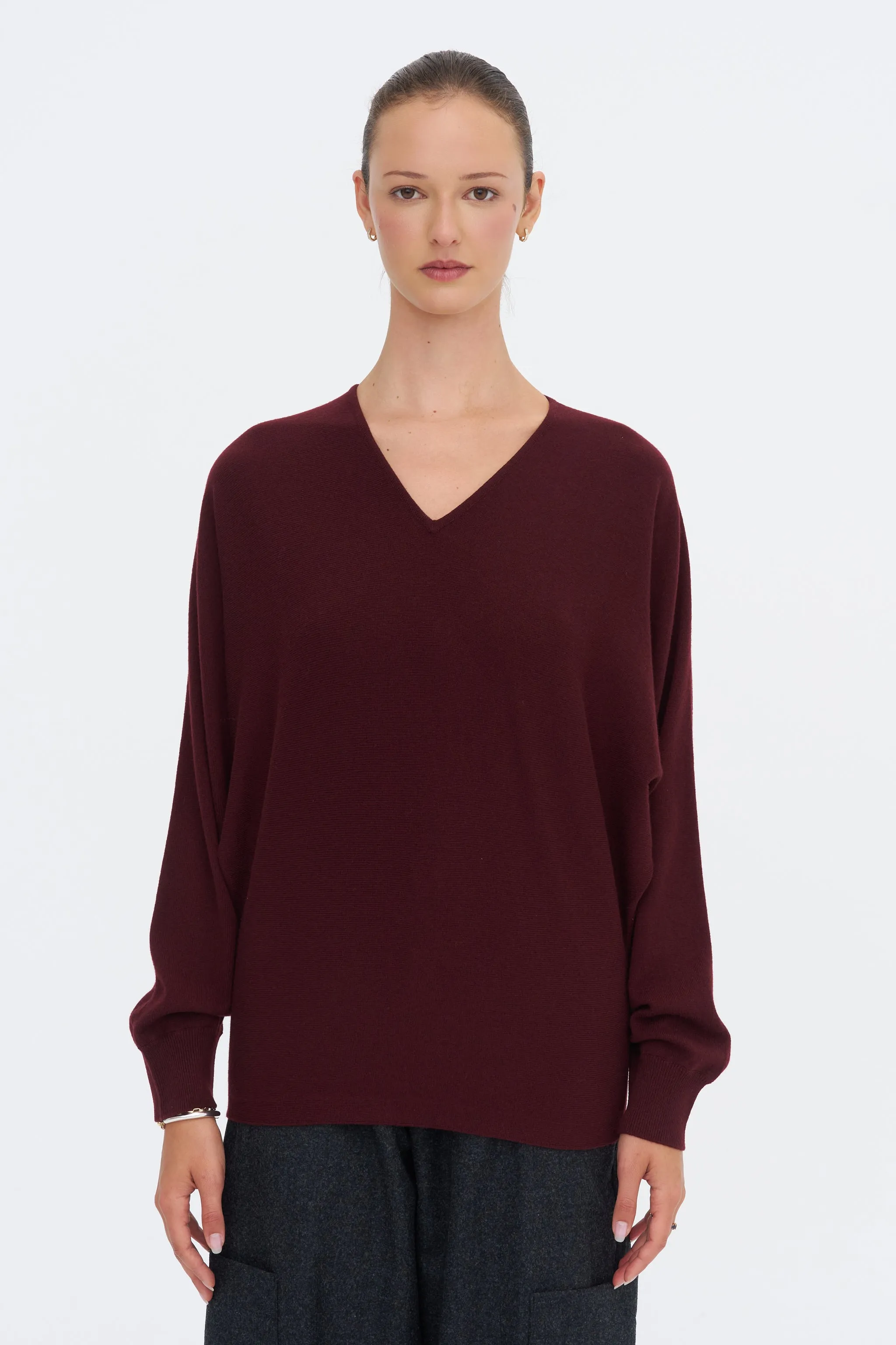Rosa V-Neck Sweater sold by Kick Pleat product image thumbnail 3