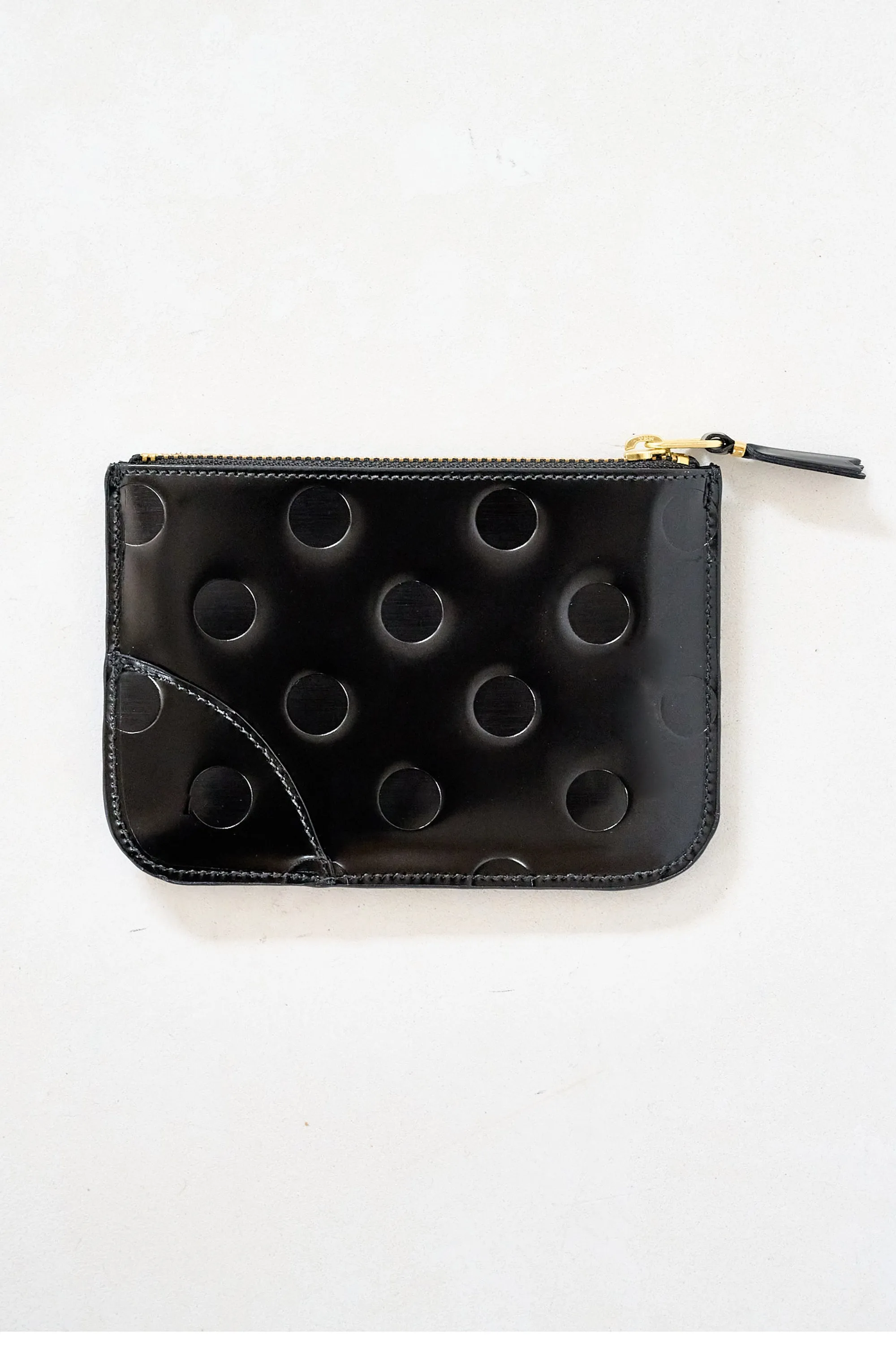 Dots Embossed Coin Wallet, Black sold by Kick Pleat product image thumbnail 2