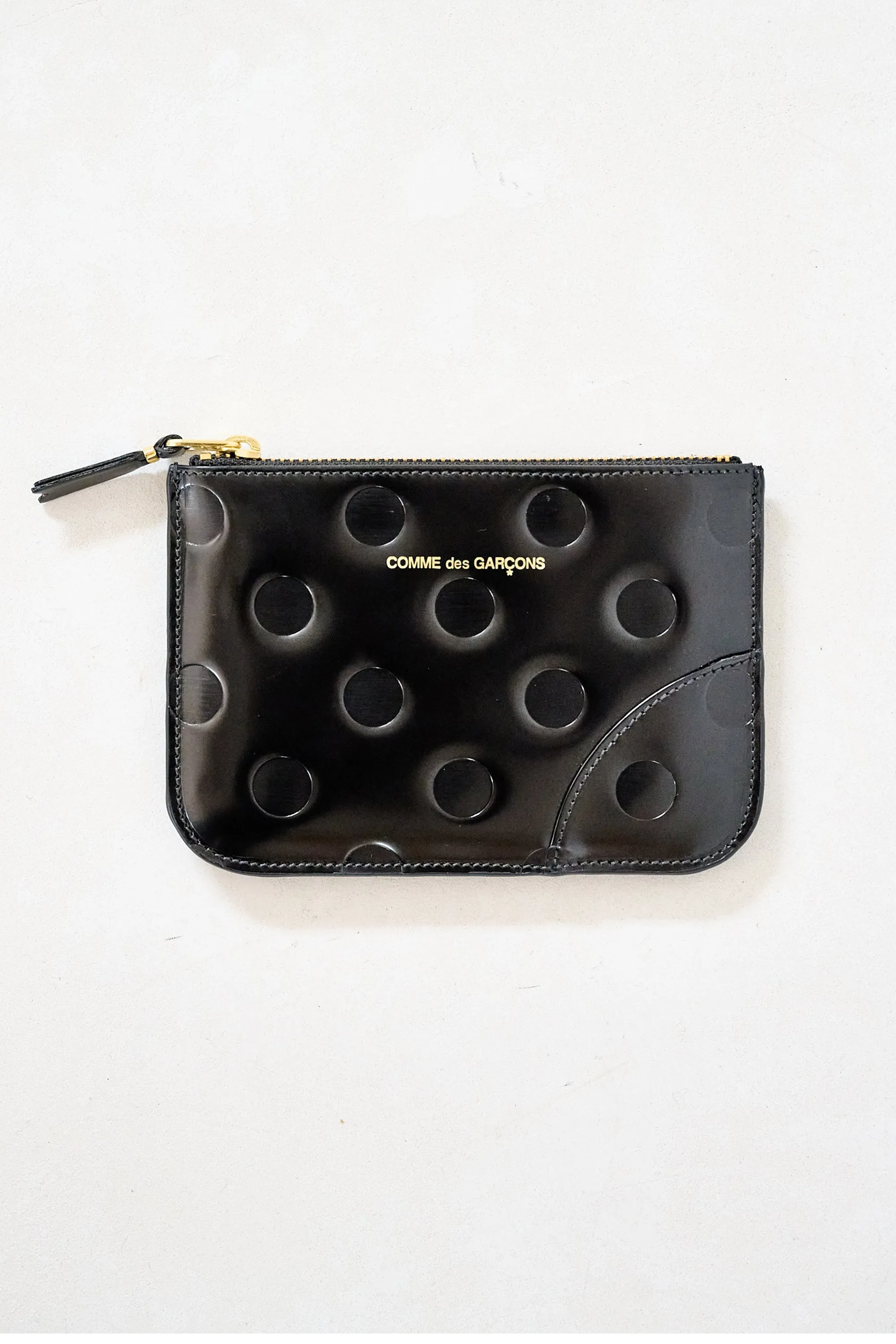Dots Embossed Coin Wallet, Black sold by Kick Pleat