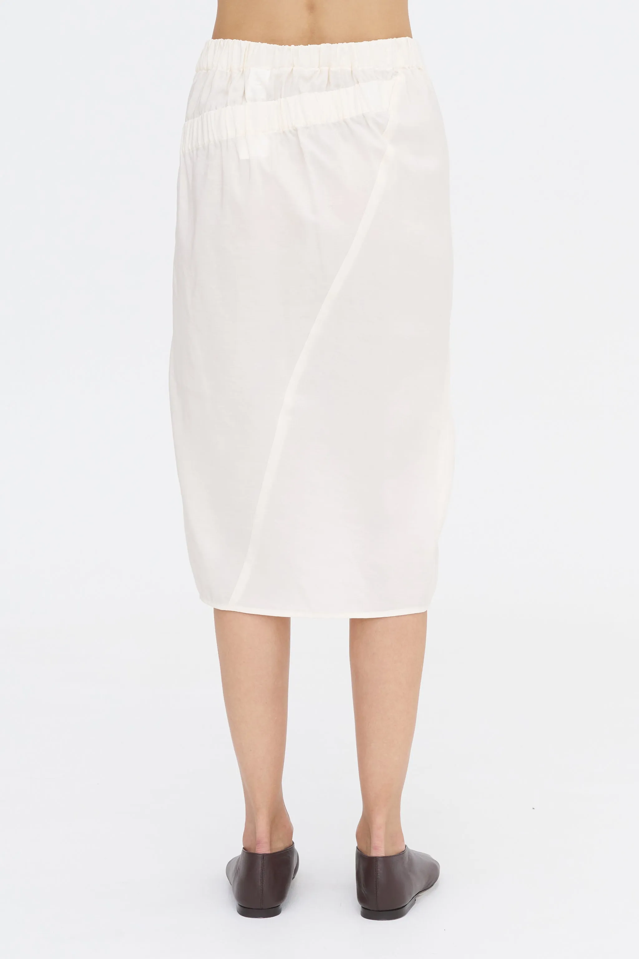 Elise Skirt, Ivory sold by Kick Pleat product image thumbnail 4