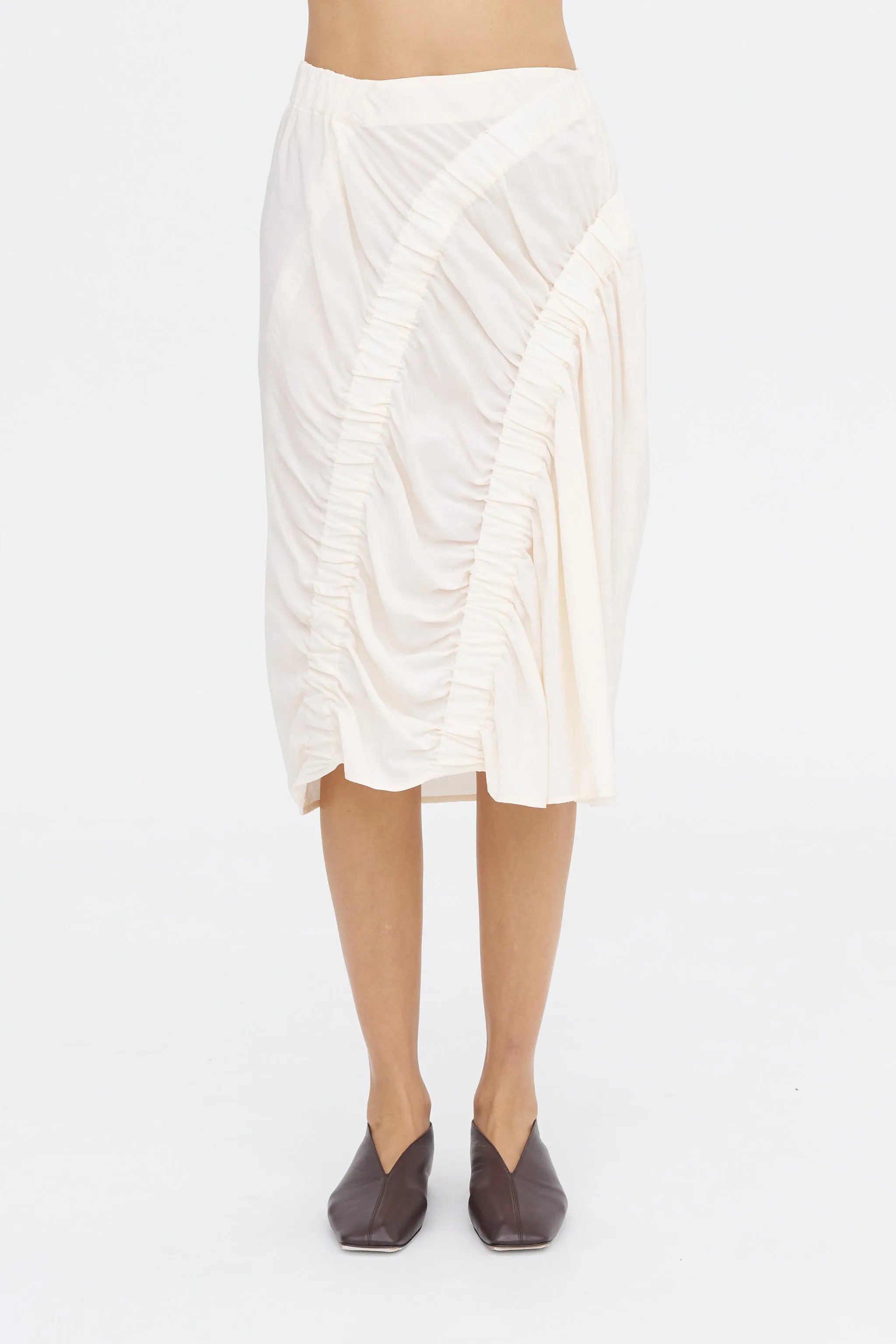 Elise Skirt, Ivory sold by Kick Pleat product image thumbnail 2