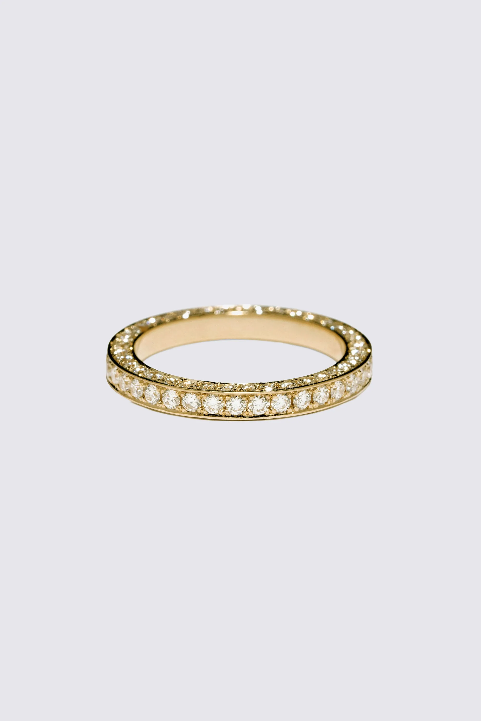 All Over Diamond Band, Yellow Gold sold by Kick Pleat