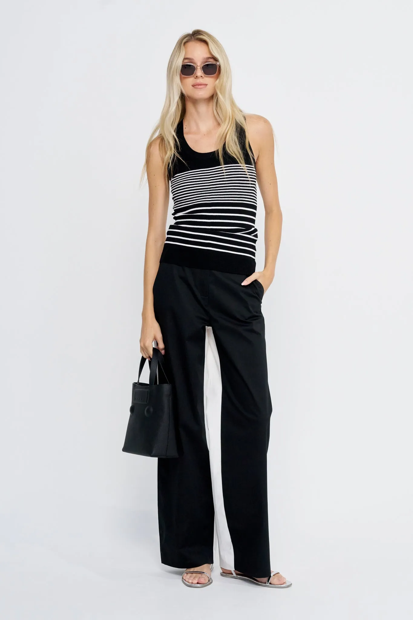 Roberts Top, Black Multi sold by Kick Pleat product image thumbnail 5