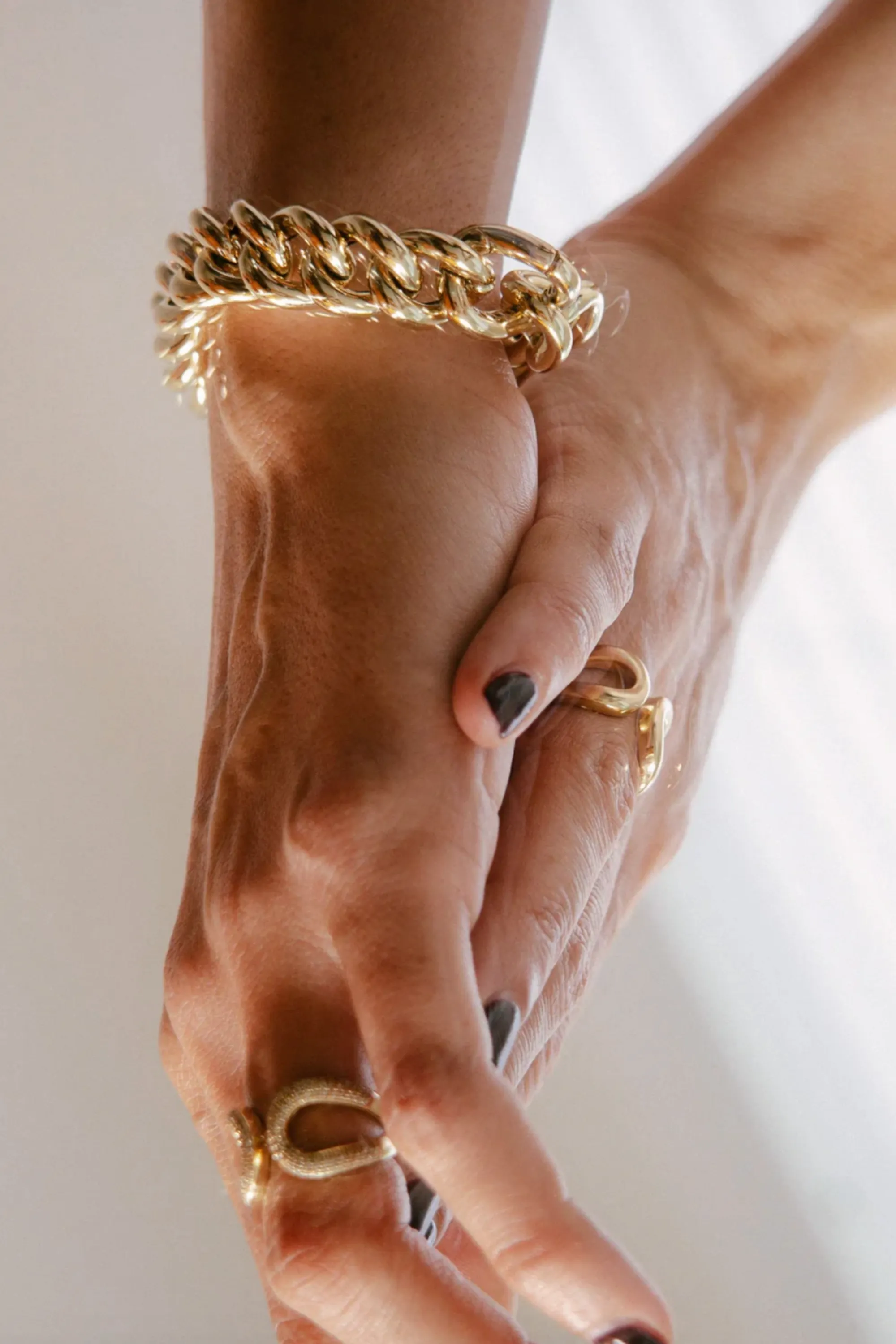 Full Palma Bracelet, Yellow Gold Plate sold by Kick Pleat product image thumbnail 2