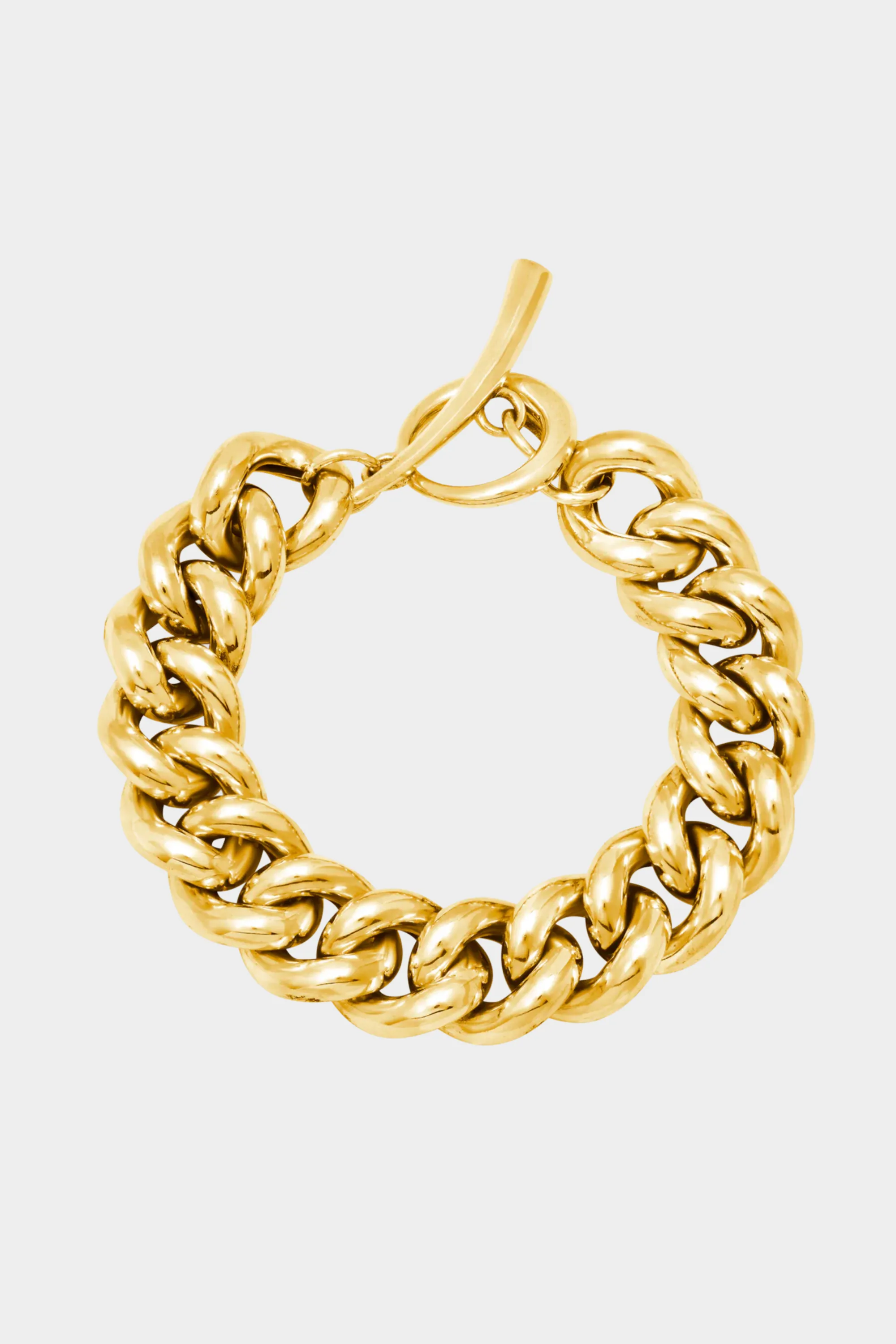 Full Palma Bracelet, Yellow Gold Plate sold by Kick Pleat