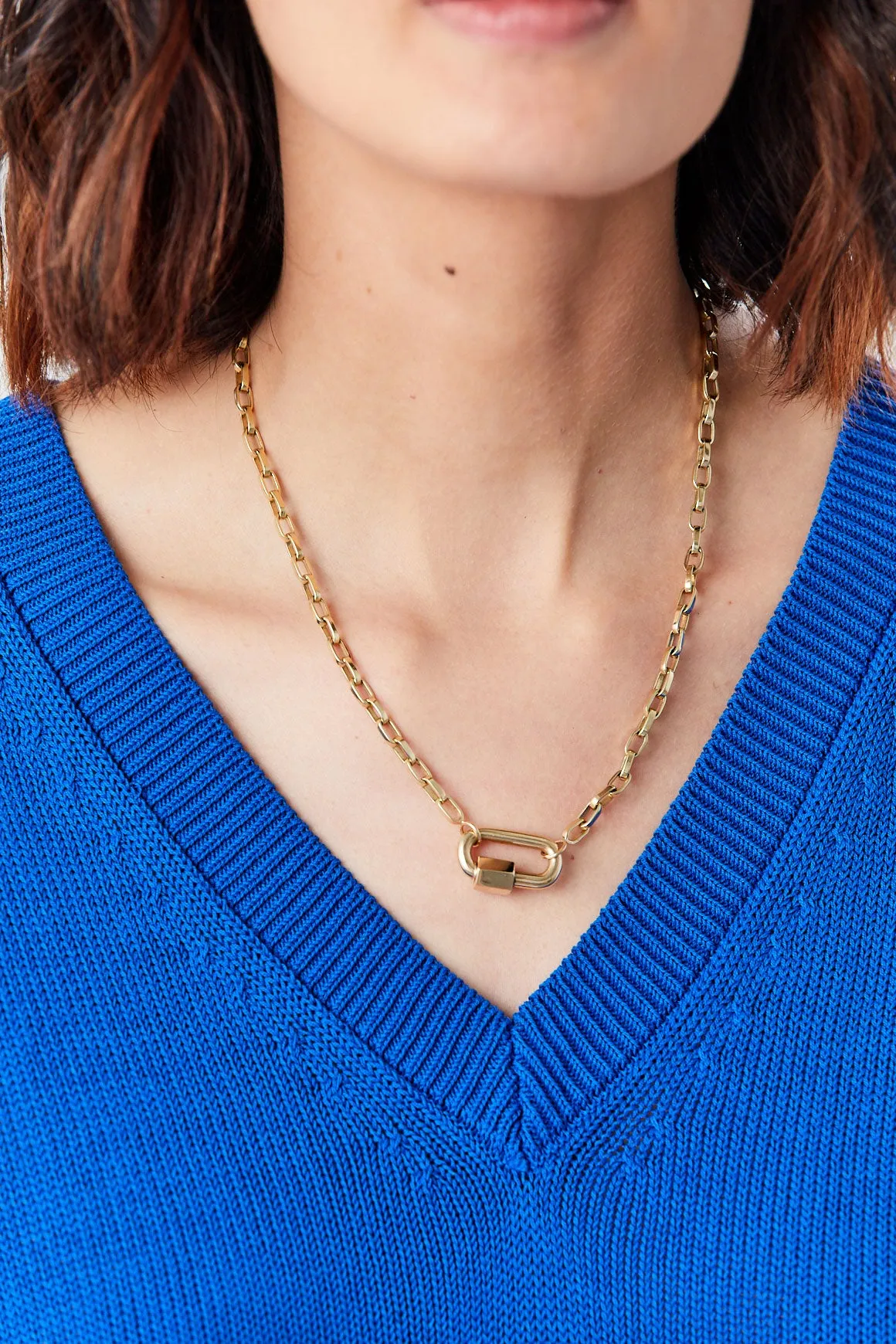 Handmade Biker Chain - 16", Yellow Gold sold by Kick Pleat product image thumbnail 2