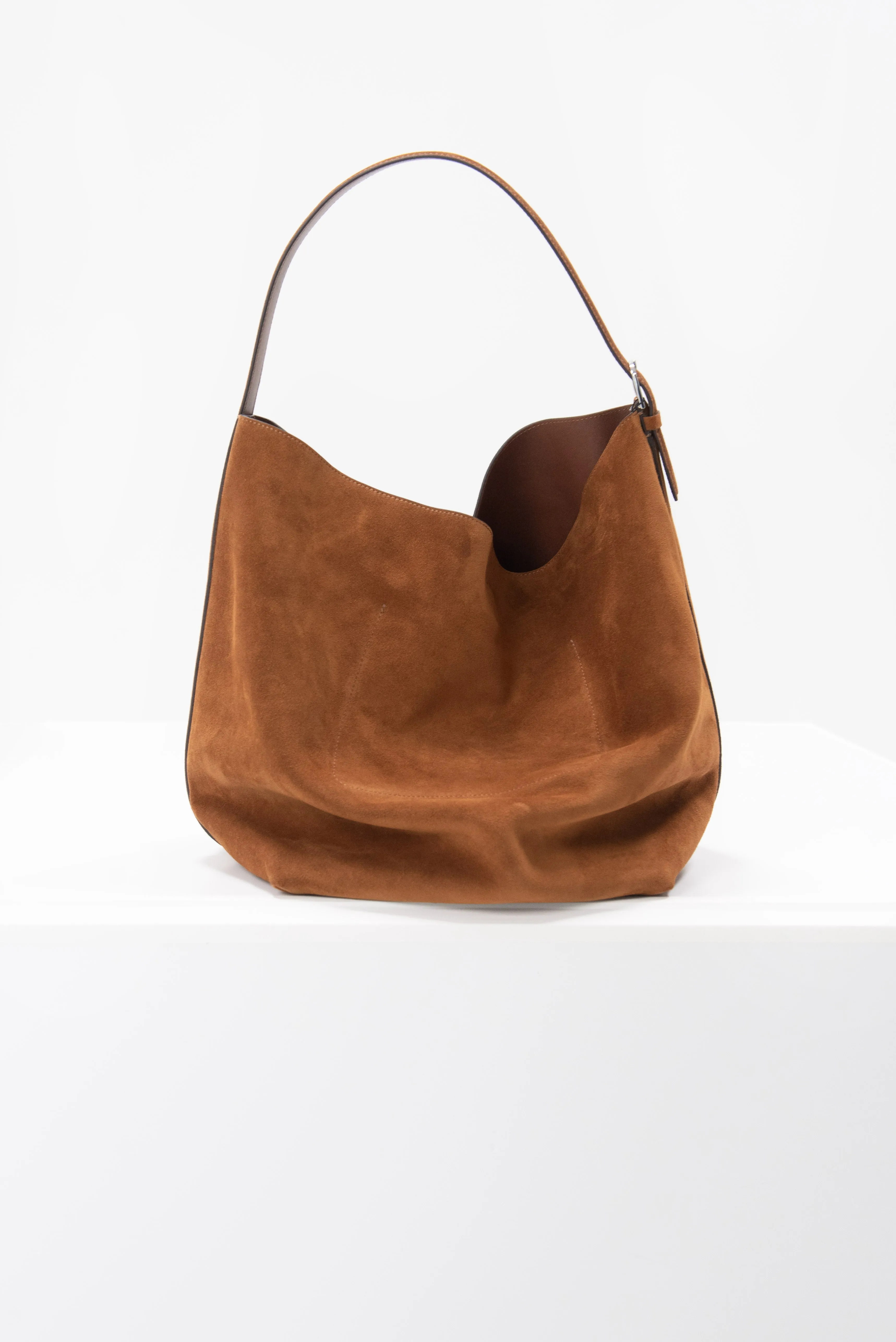 Belted Tote, Tan sold by Kick Pleat