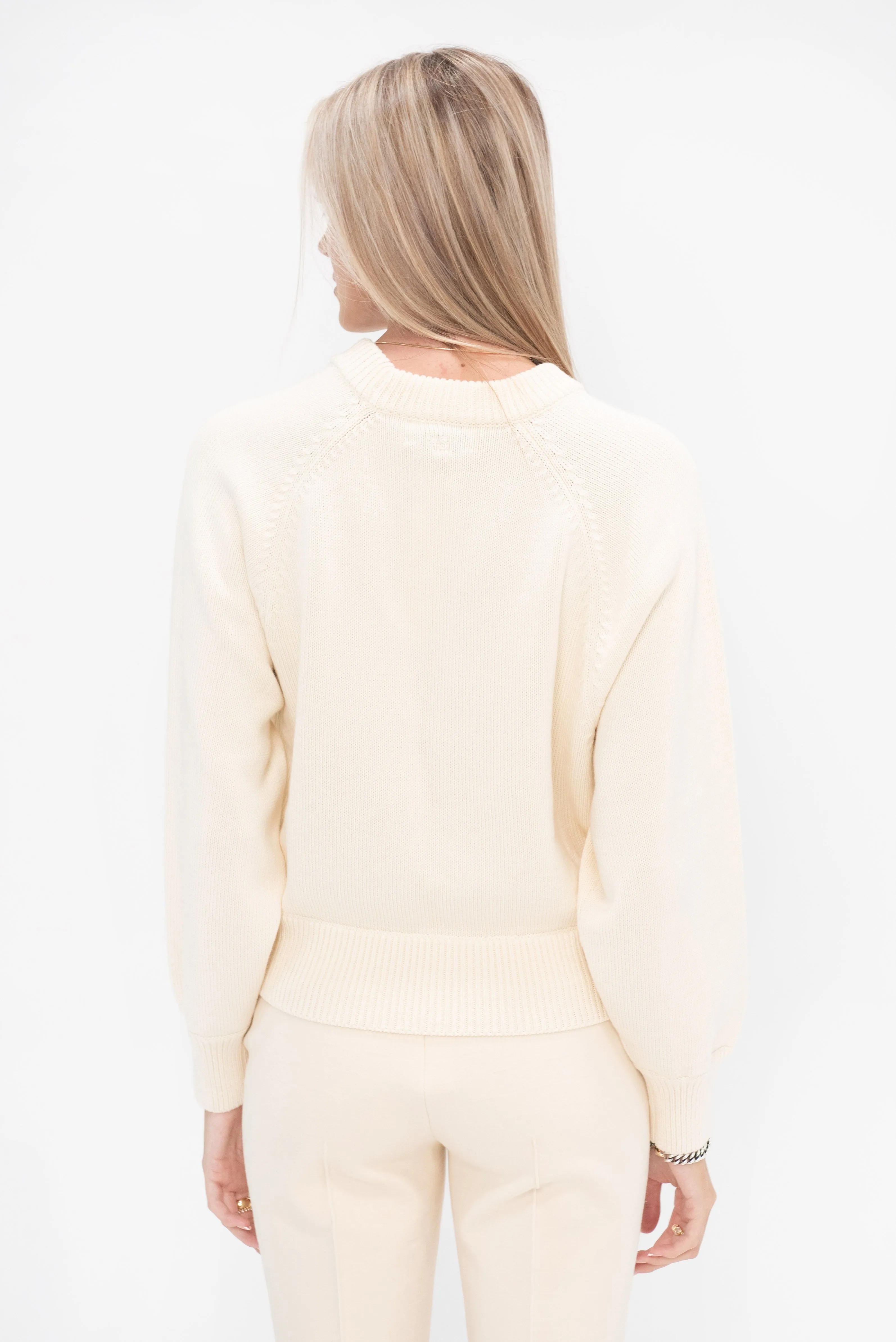 Hill Sweater, Cream sold by Kick Pleat product image thumbnail 5