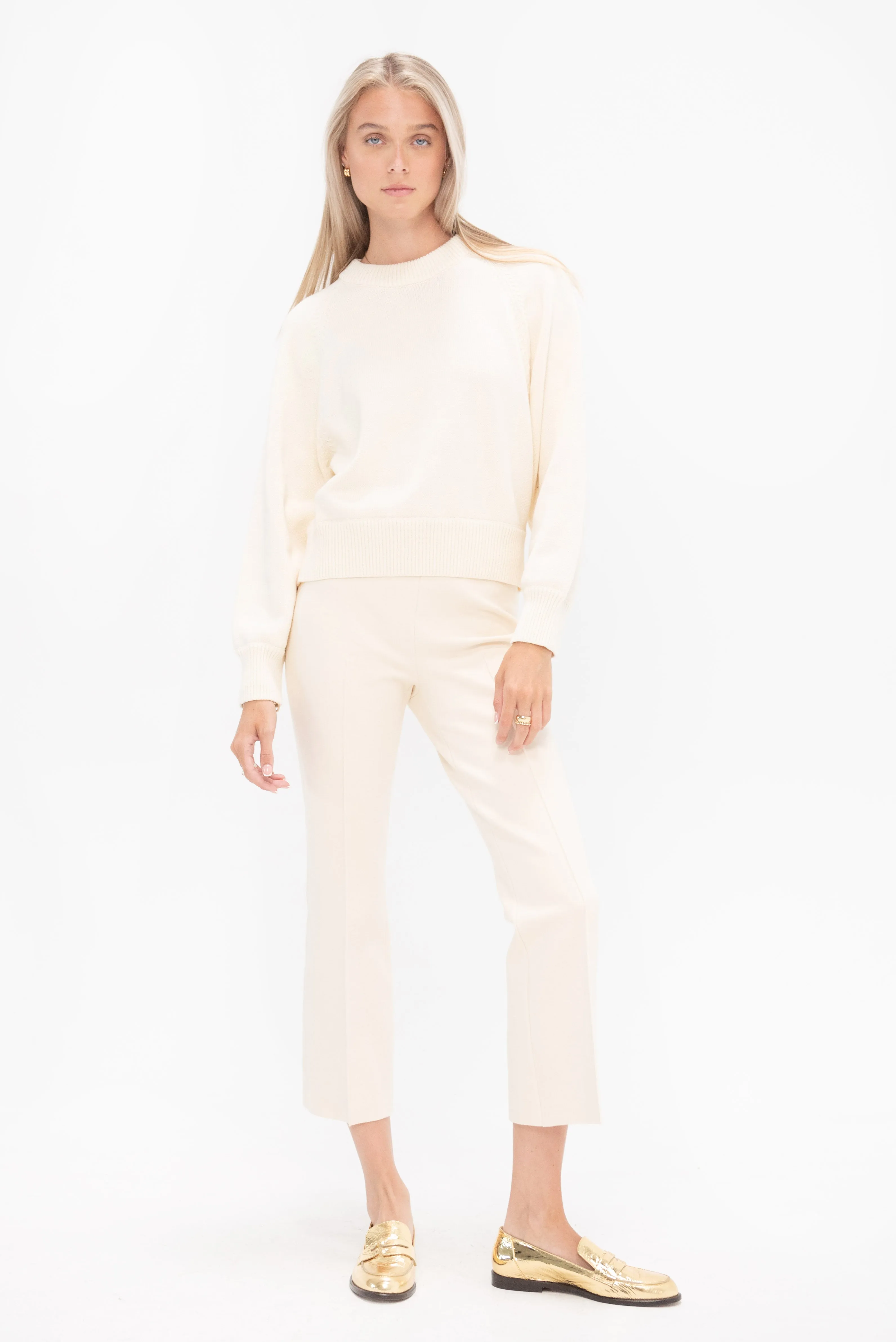 Hill Sweater, Cream sold by Kick Pleat product image thumbnail 2
