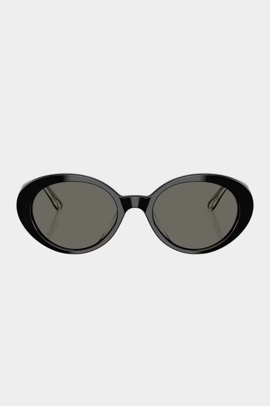 Lumar, Black & Carbon Grey made by Oliver Peoples