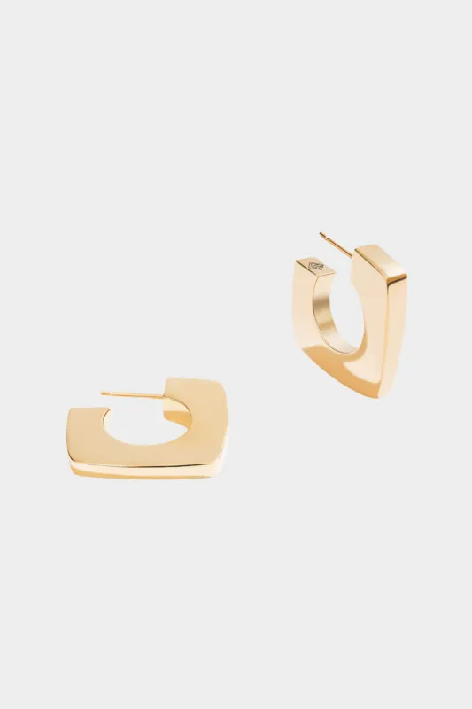 Small Quadro Earrings, Yellow Gold made by Renato Cipullo