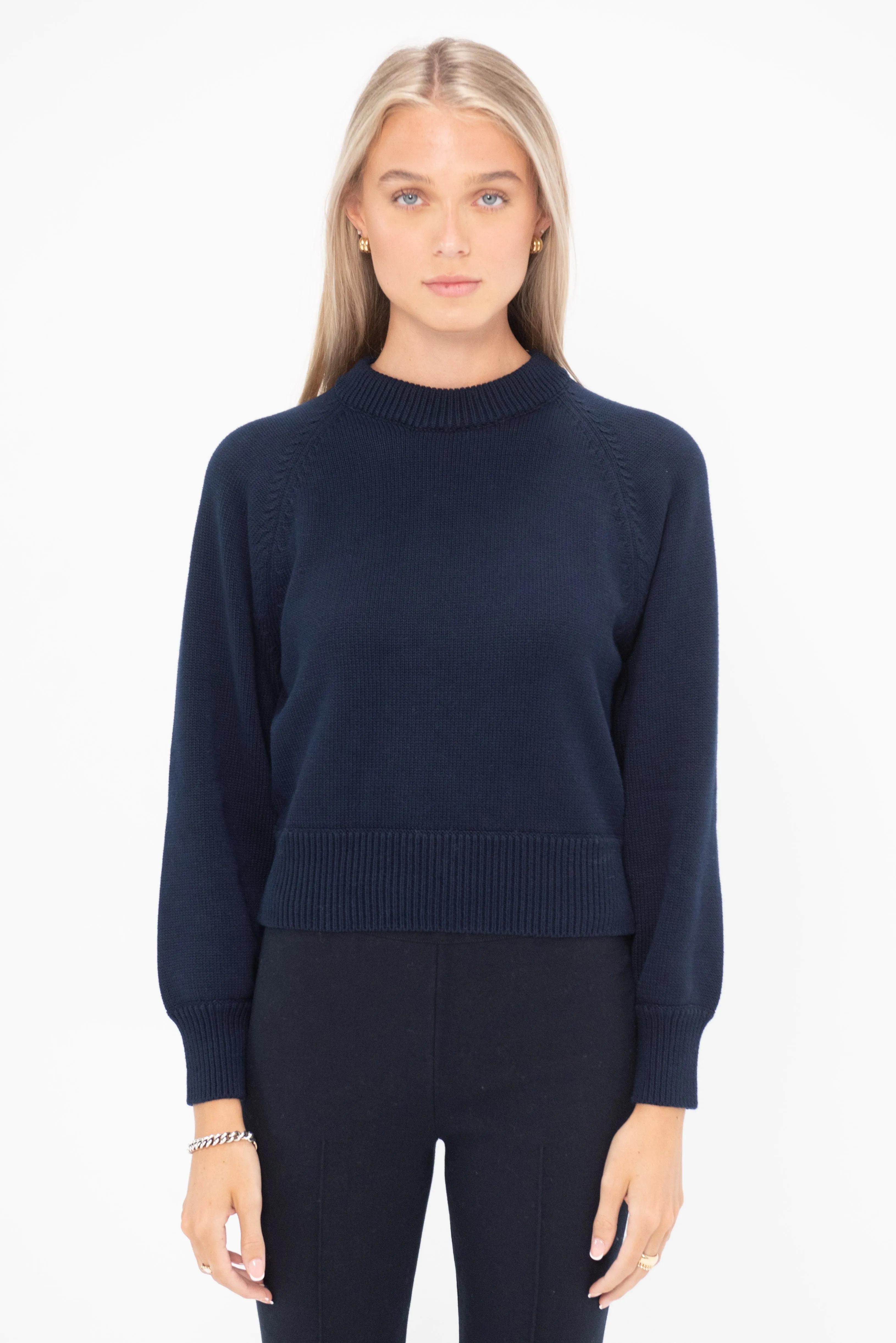 Hill Sweater, Navy sold by Kick Pleat product image thumbnail 2